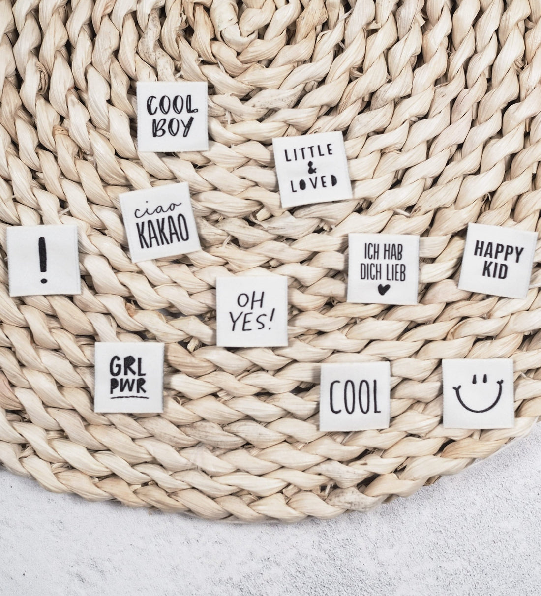 Mini - Weblabel *Sonne* - Paul & Clara