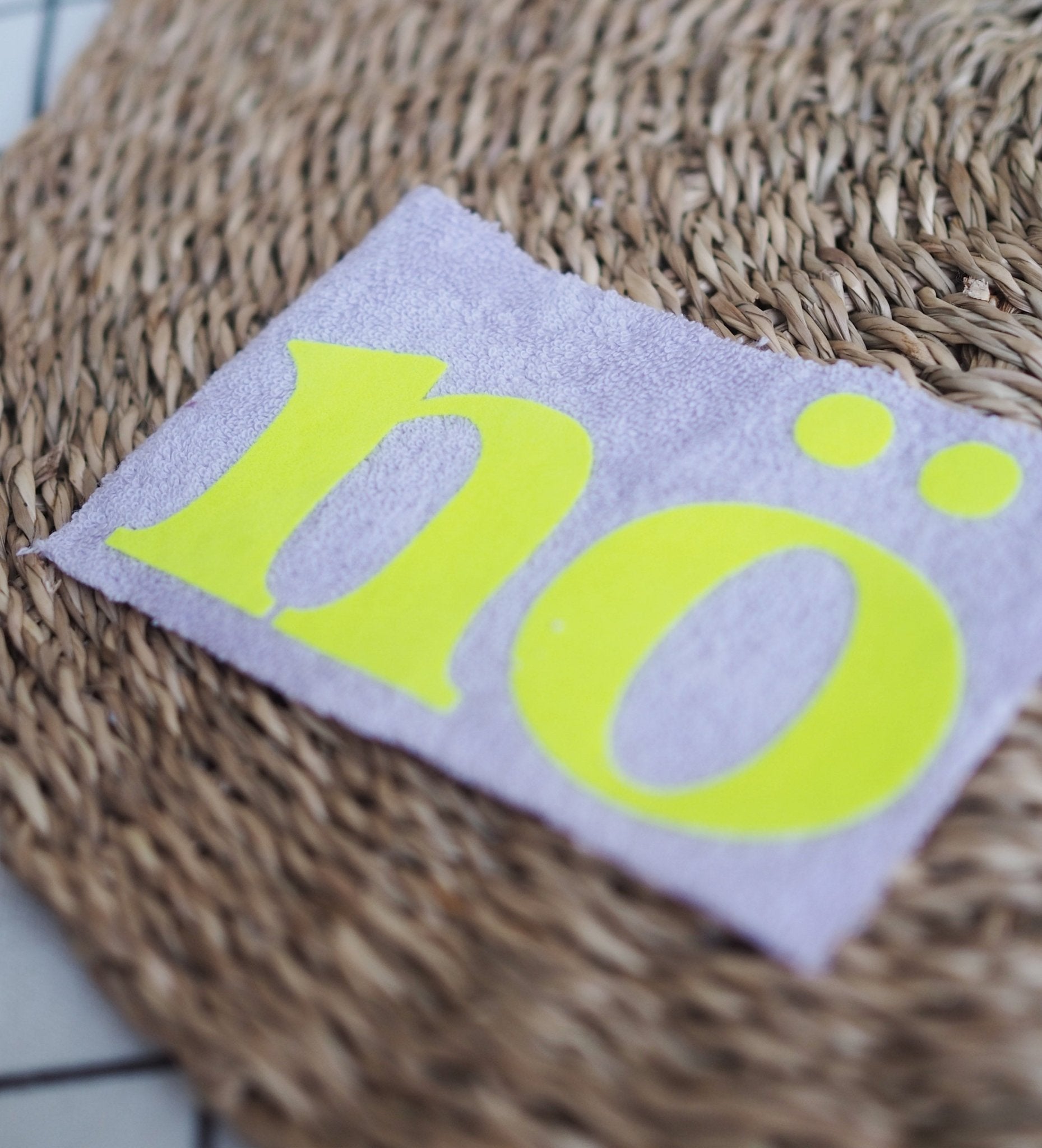 NEU! Flock - Patch - nö *iron - on* - Paul & Clara