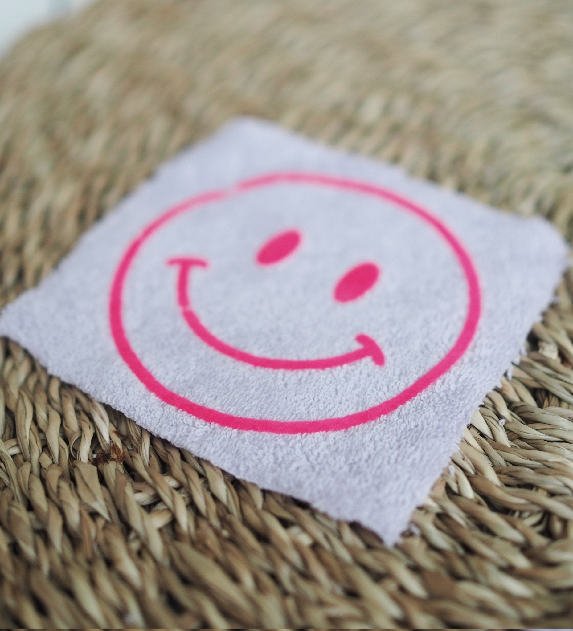 NEU! Flock - Patch - Smile *iron - on* - Paul & Clara