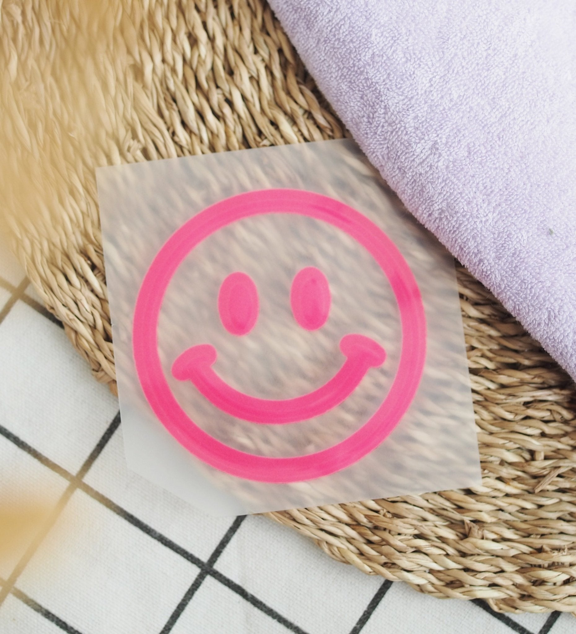 NEU! Flock - Patch - Smile *iron - on* - Paul & Clara