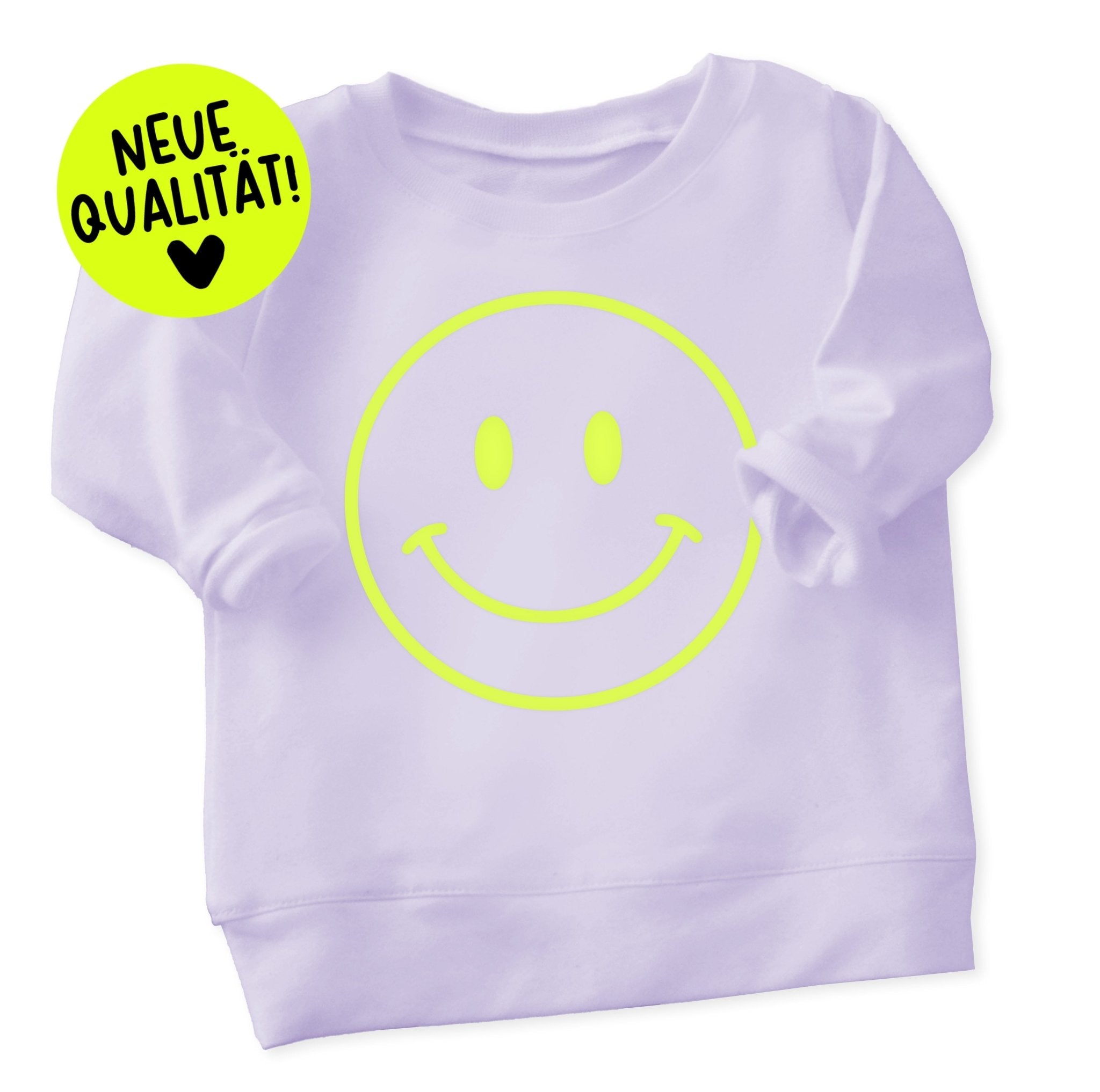 NEU! XL Flock - Patch - Smile *iron - on* - Paul & Clara