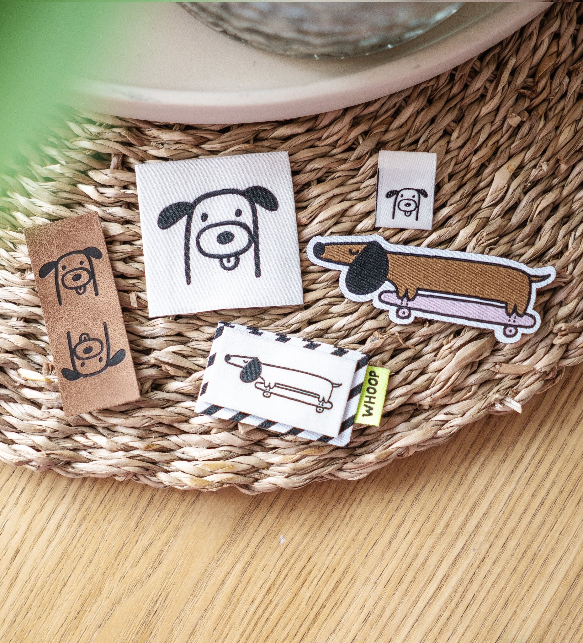 Patch - Dackel Skateboard *iron - on* - Paul & Clara