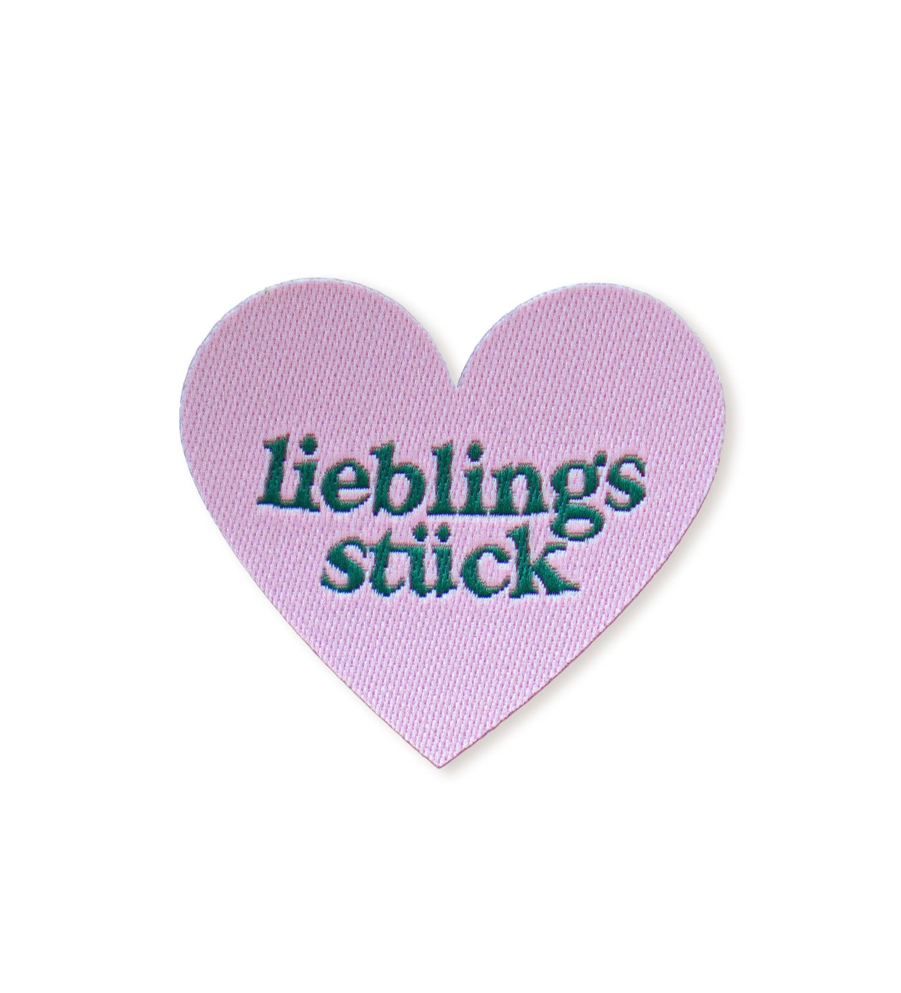 Patch - Lieblingsstück *Dunkelgrün/Rosa *iron - on* - Paul & Clara