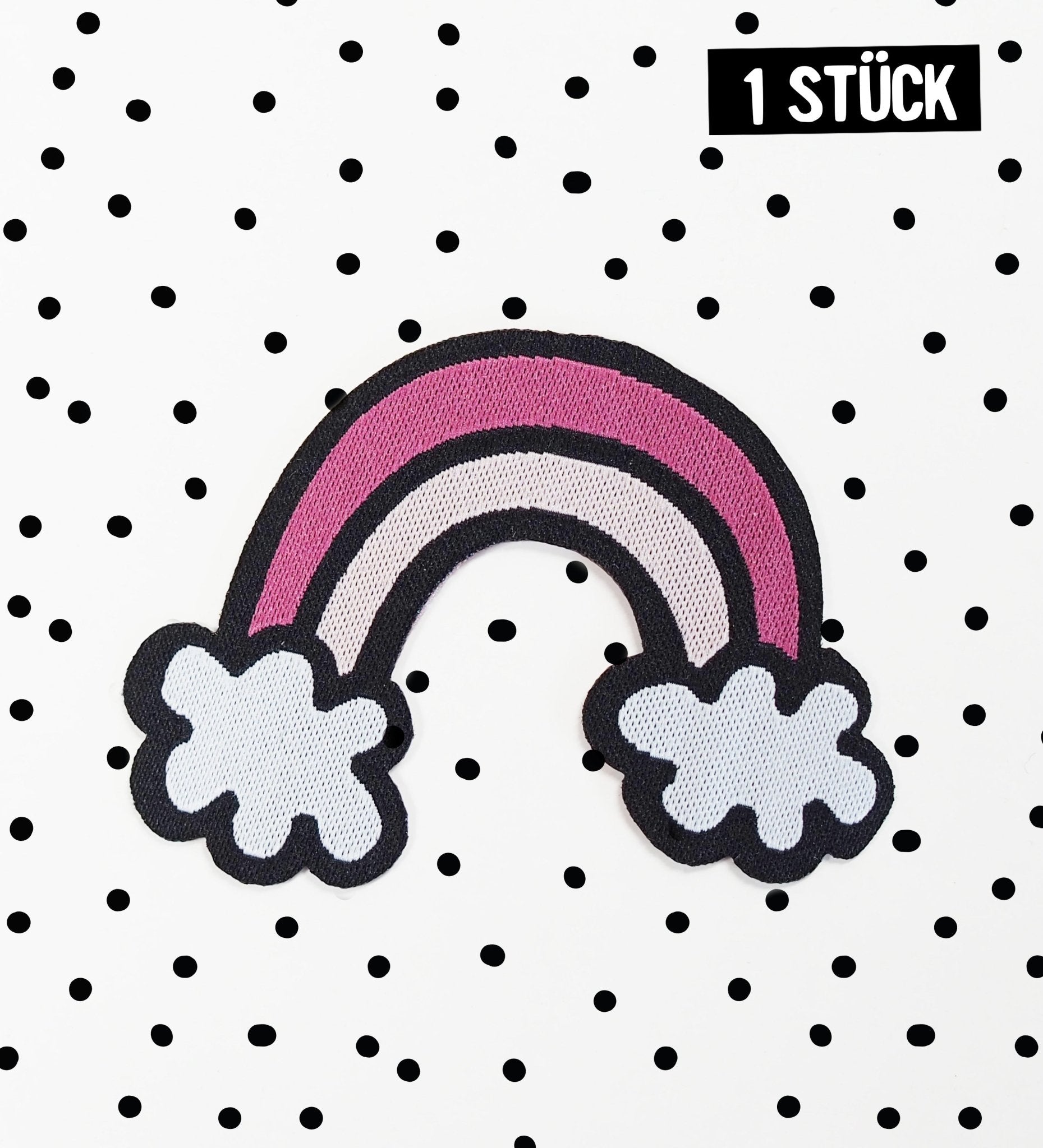 Patch - Regenbogen - Rosa *iron - on* - Paul & Clara