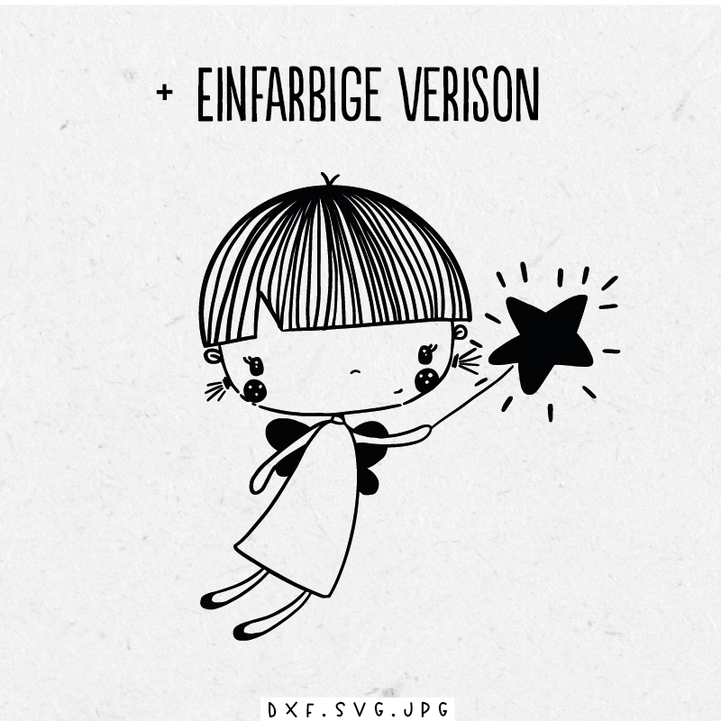 Plottdatei - Fee - Paul & Clara