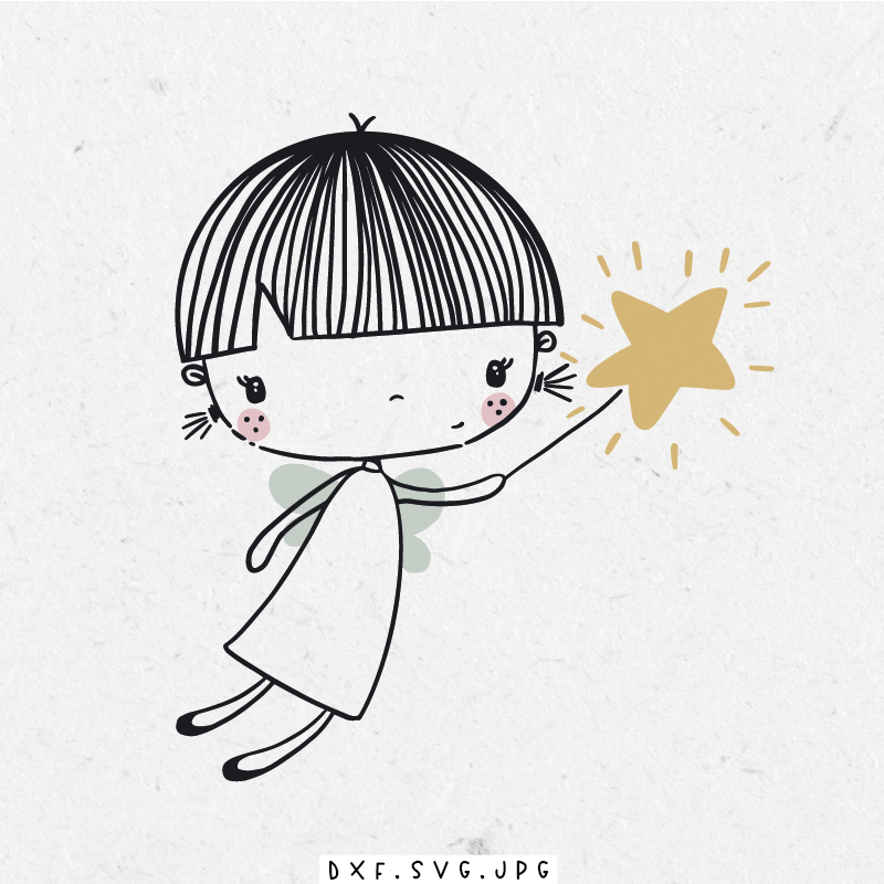 Plottdatei - Fee - Paul & Clara