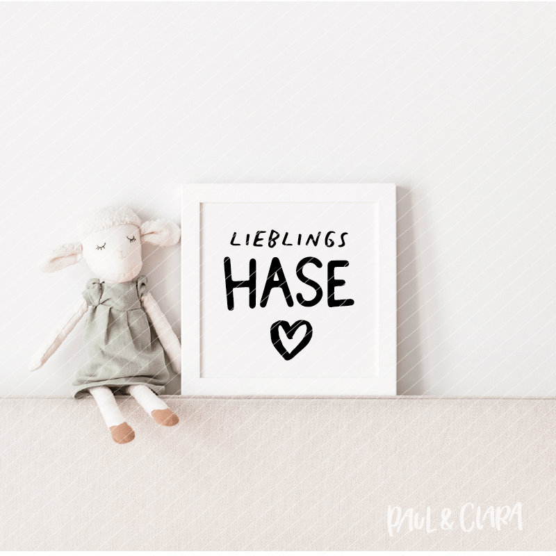 Plottdatei - Lieblingshase ♥ *TYPO* - Paul & Clara