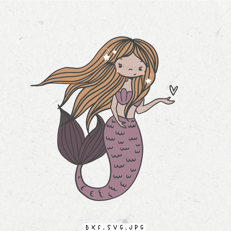 Plottdatei - Meerjungfrau - Paul & Clara