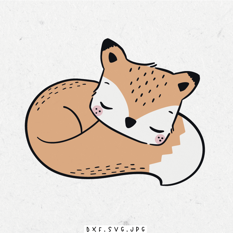 Plottdatei - Sleepy fox - Paul & Clara