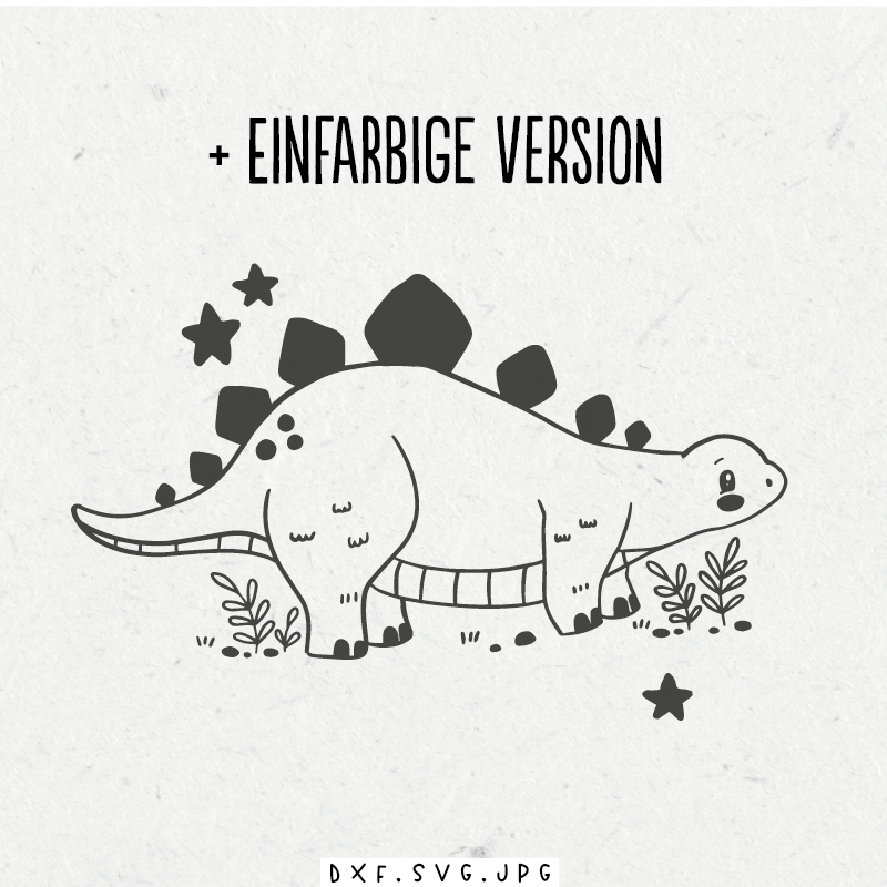 Plottdatei - Stegosaurus - Paul & Clara