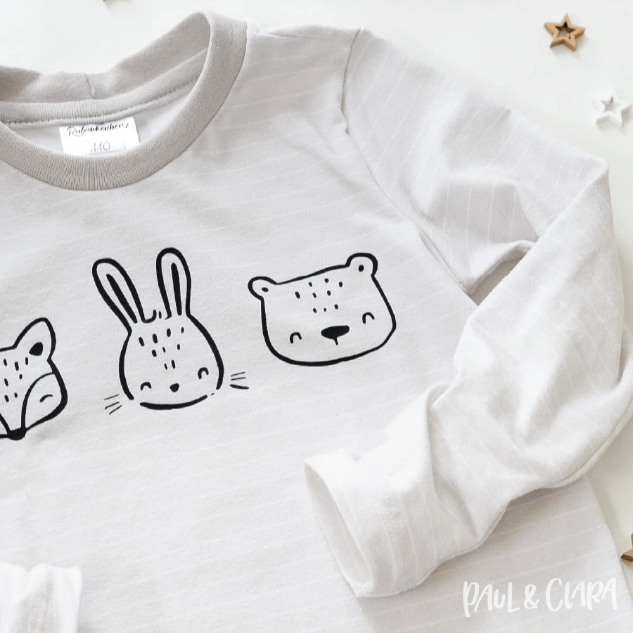 Plottdatei - Waldtiere - Paul & Clara