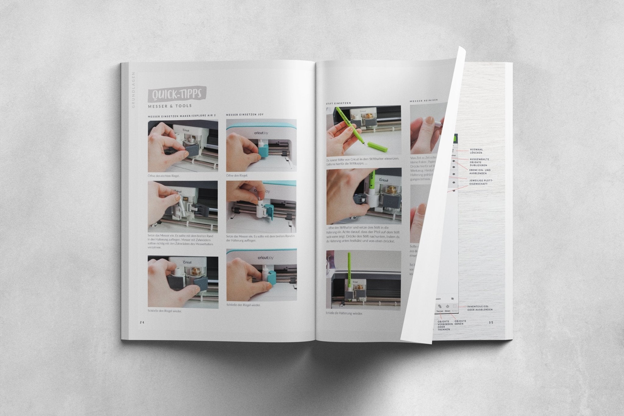 Plotter 1x1 - CRICUT *Softcover* - Paul & Clara