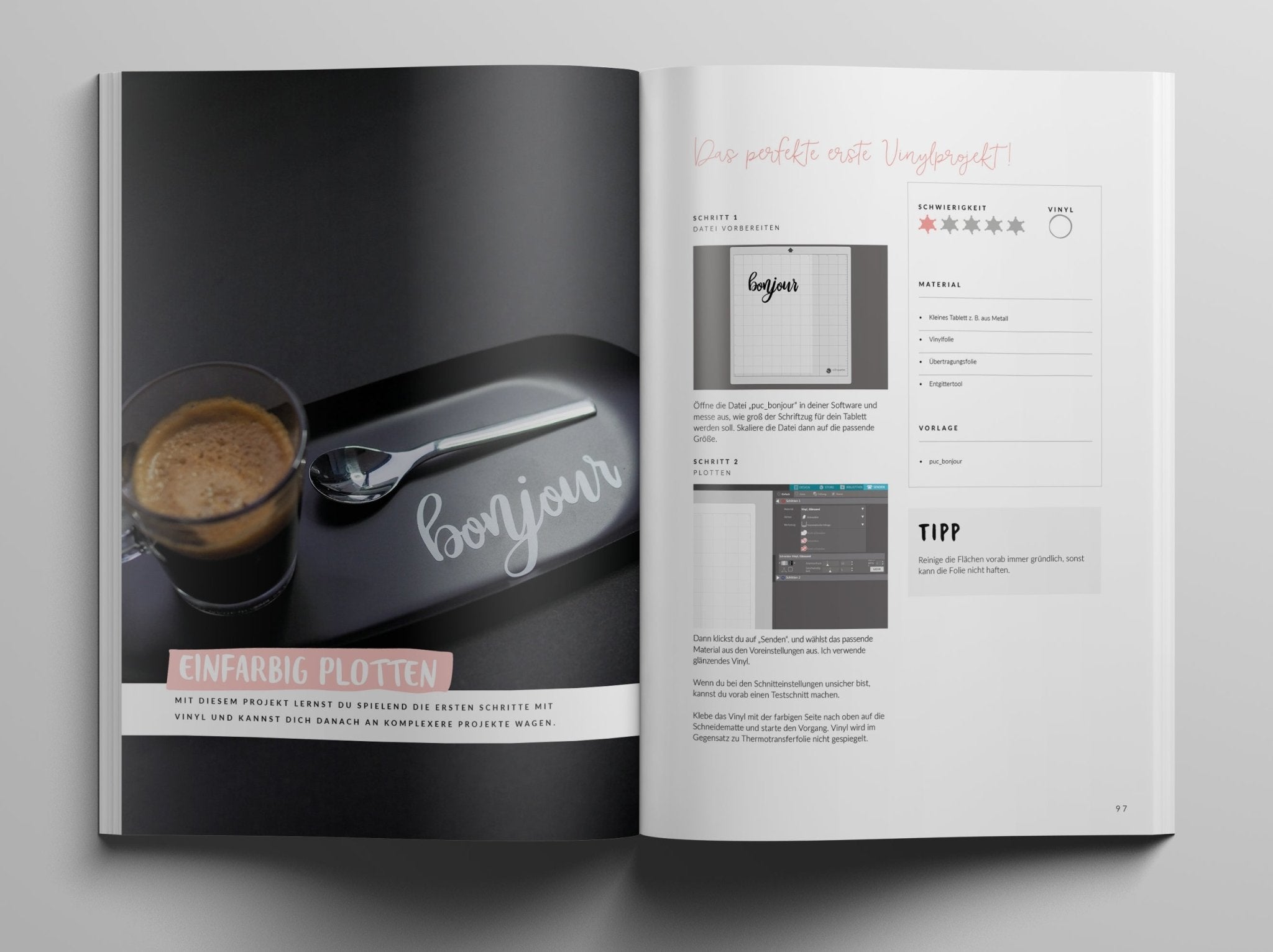 Plotter 1x1 - SILHOUETTE *Softcover* - Paul & Clara