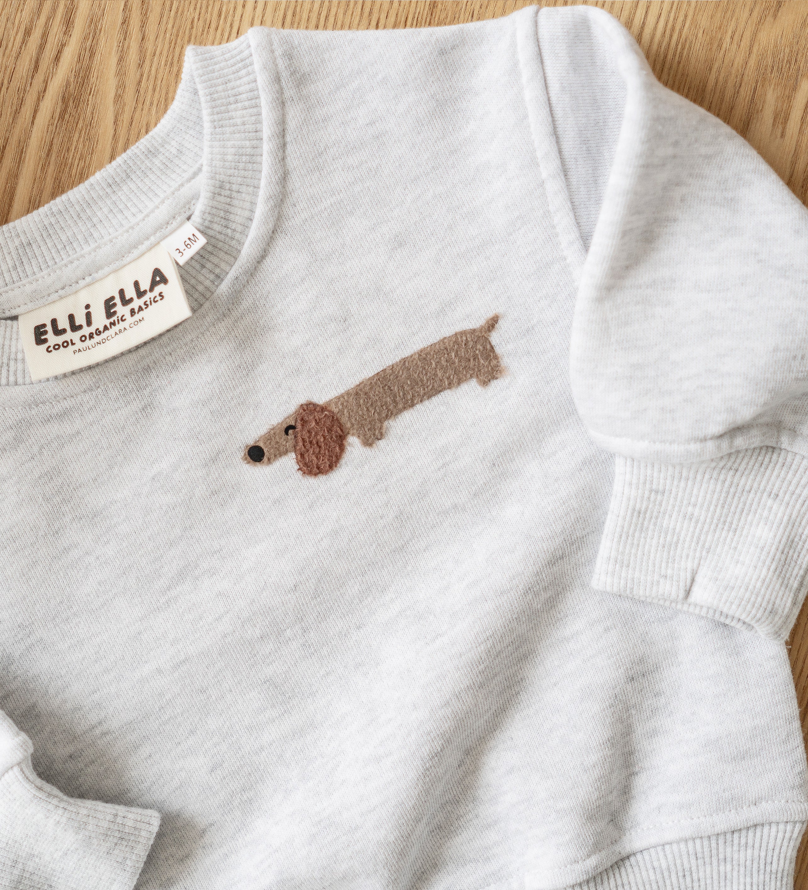 *PRE-ORDER* XL Teddy-Patch - Dackel *iron-on* - Paul & Clara