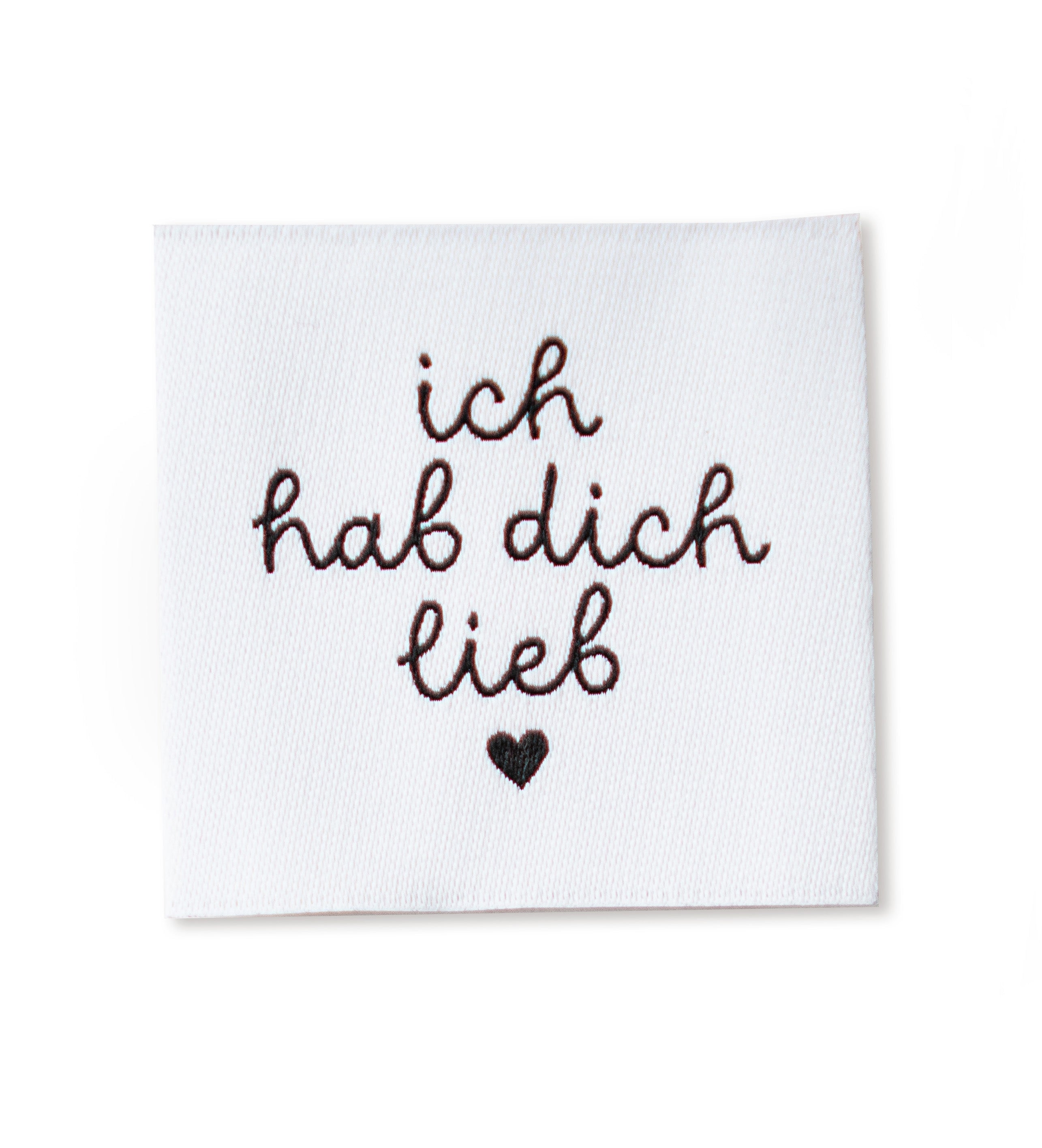 Weblabel - ich hab dich lieb ♥