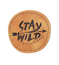 Kunstlederlabel - Stay wild *iron-on*