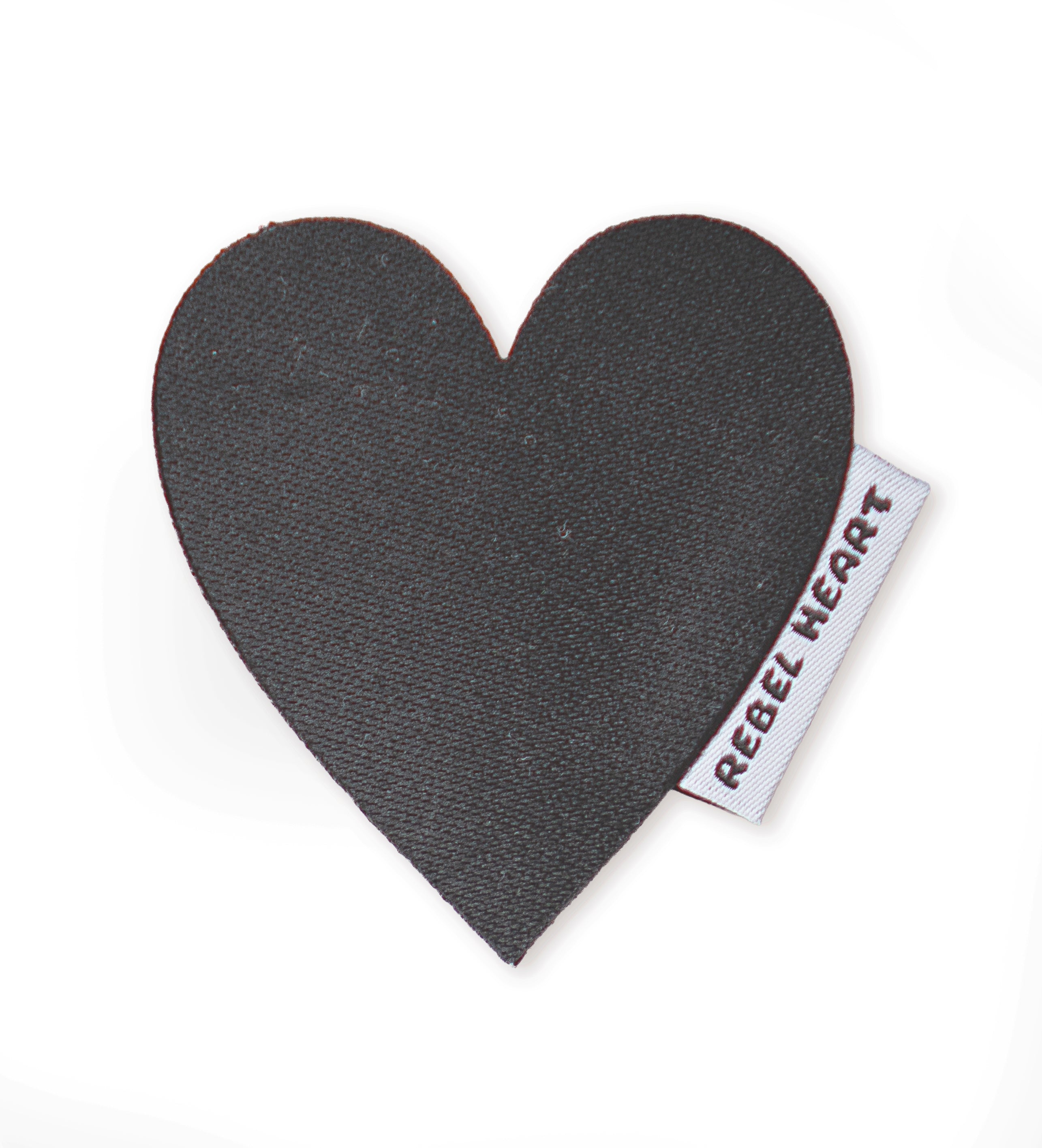 Patch - herz inkl. Weblabel "rebel heart" *iron-on*