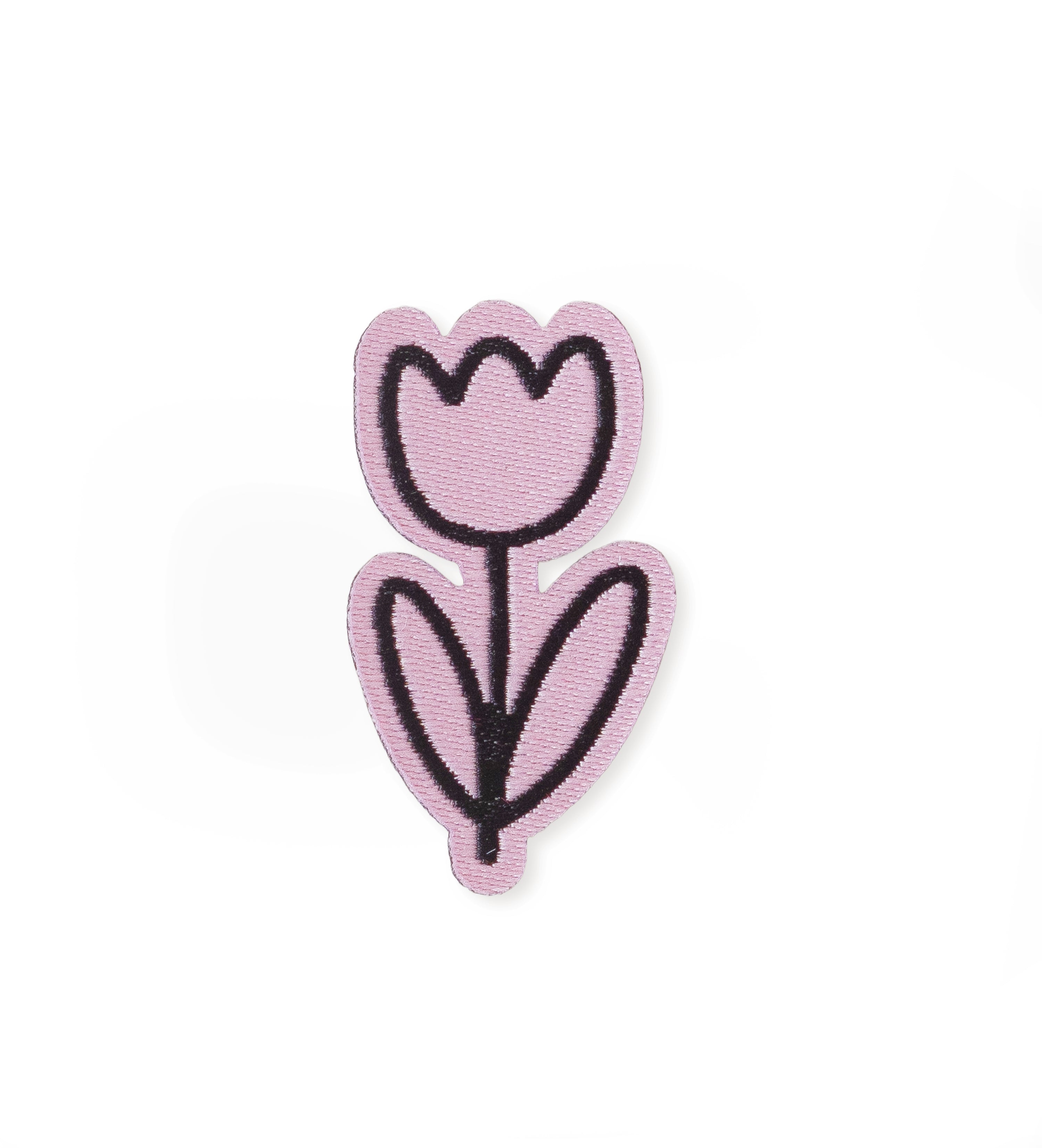 Mini Patch - Tulpe - rosa *iron-on*