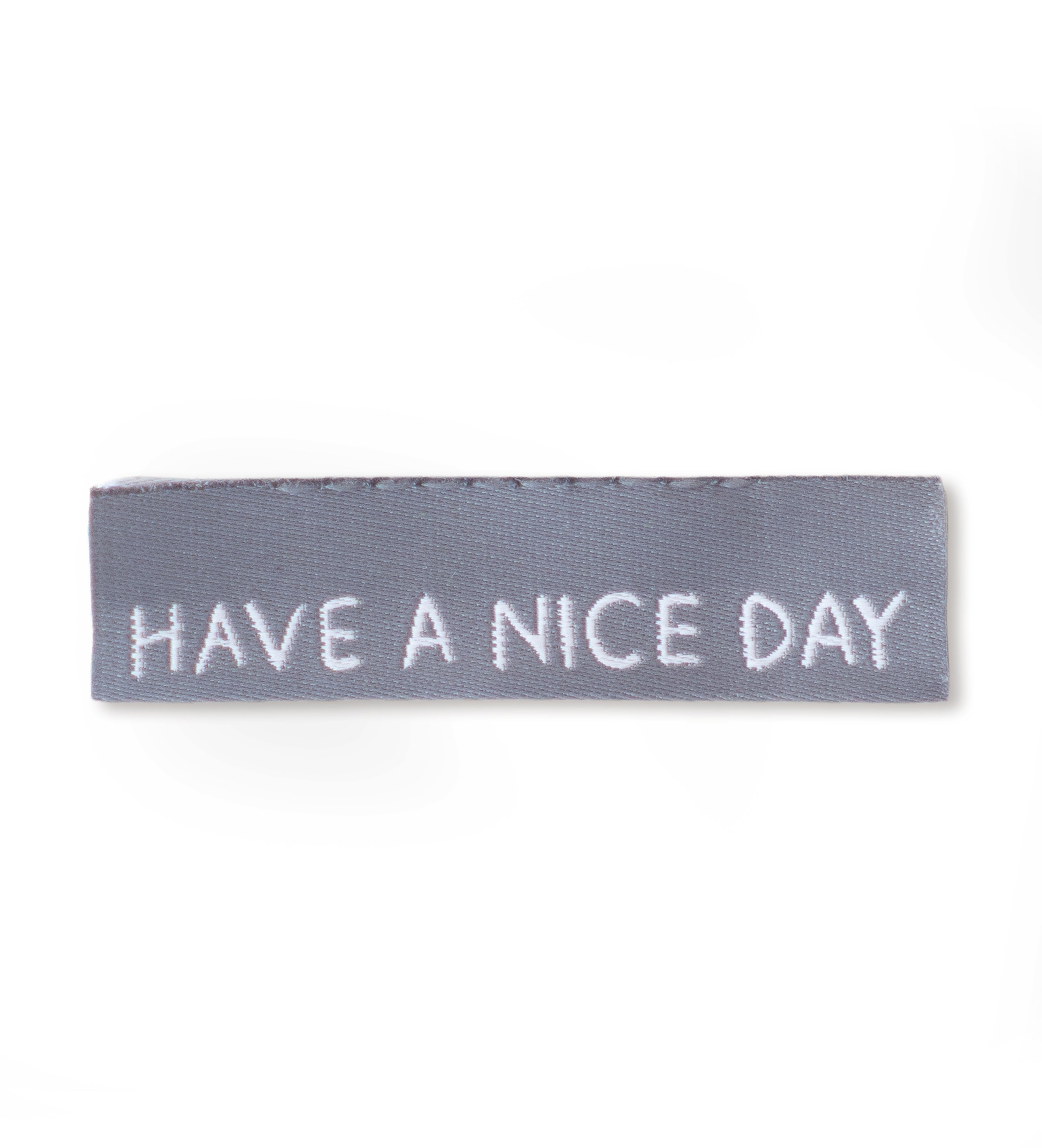 Klapp-Weblabel - have a nice day