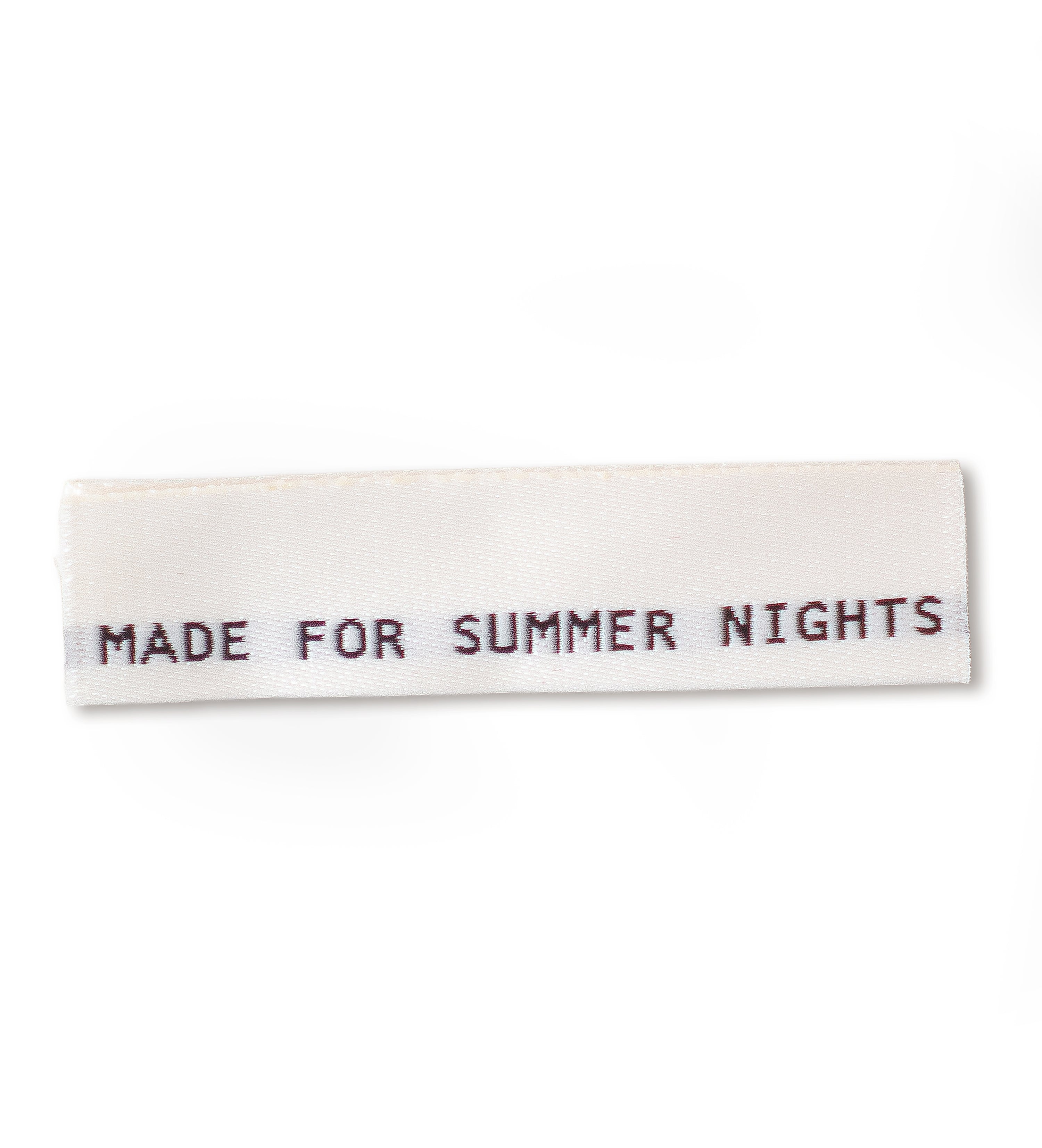 Klapp-Weblabel - made for summer nights