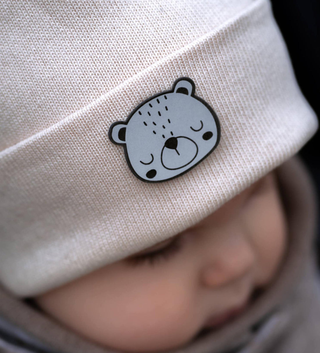 Reflektorlabel - Bär *iron - on* - Paul & Clara