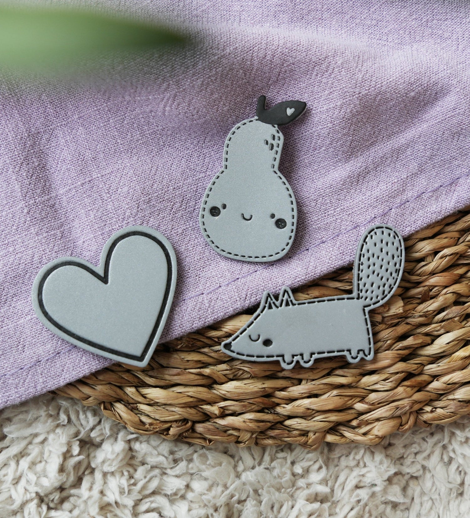 Reflektorlabel - Blume *iron - on* - Paul & Clara