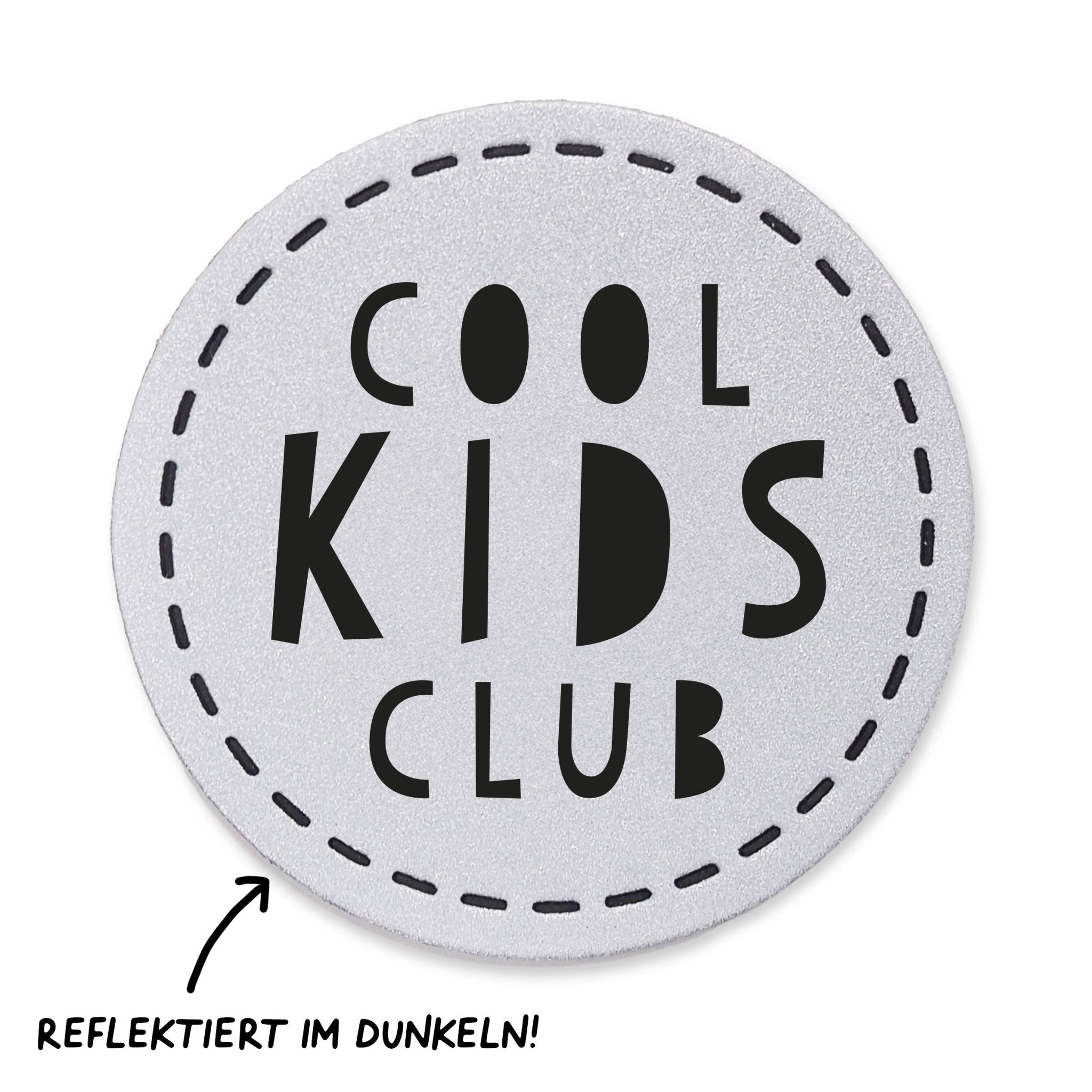 Reflektorlabel - cool kids club *iron - on* - Paul & Clara