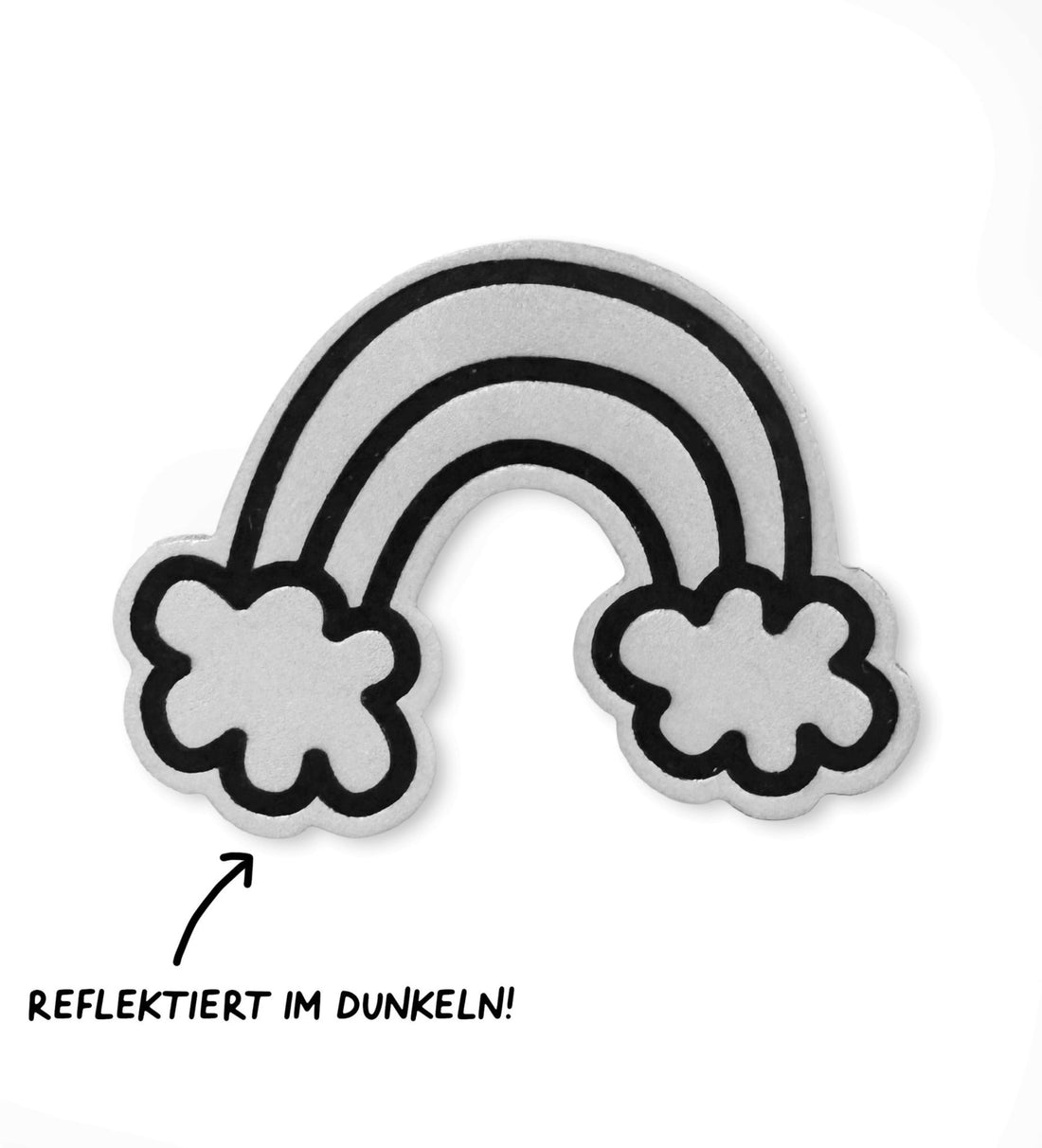 Reflektorlabel - Regenbogen *iron - on* - Paul & Clara