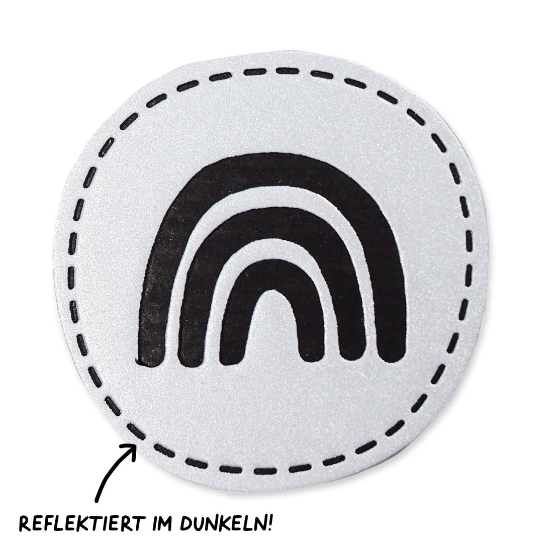 Reflektorlabel - Regenbogen *iron - on* - Paul & Clara