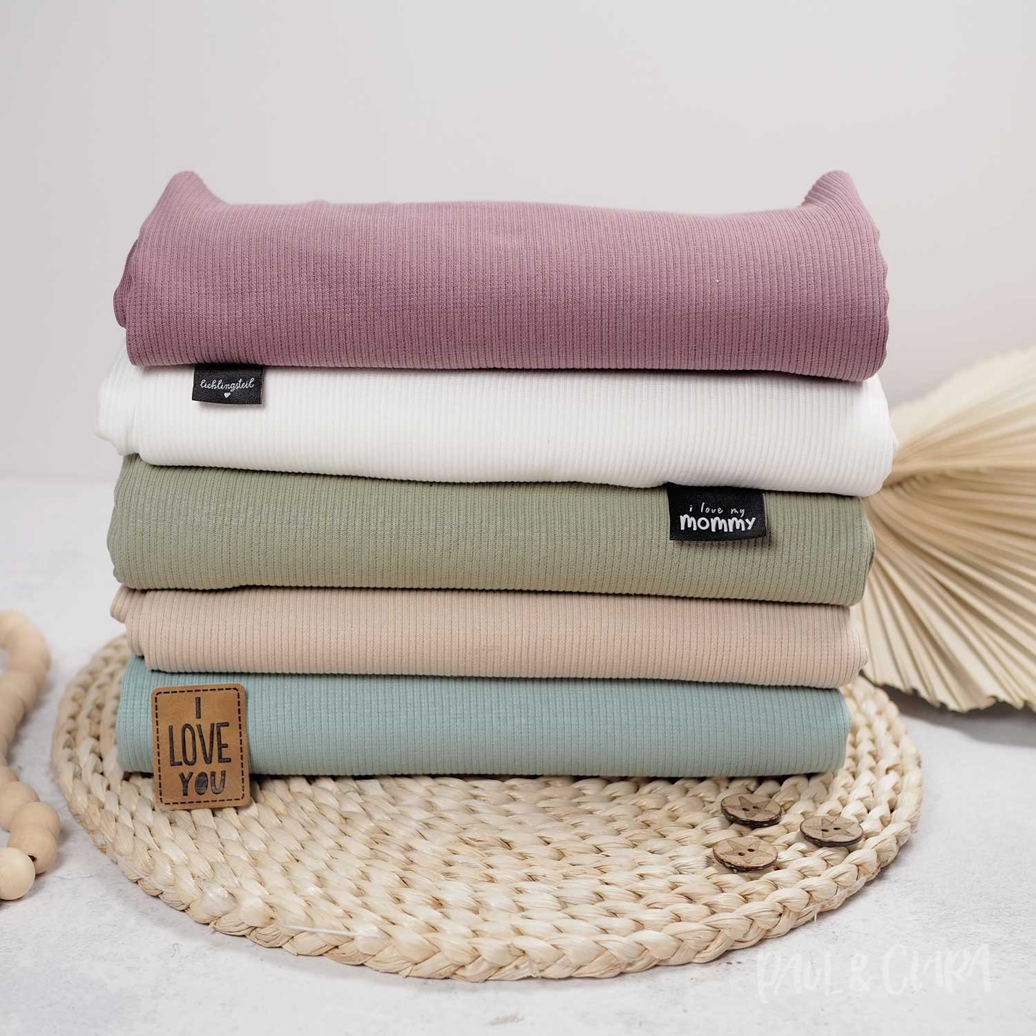 Rippjersey - Mauve - Paul & Clara