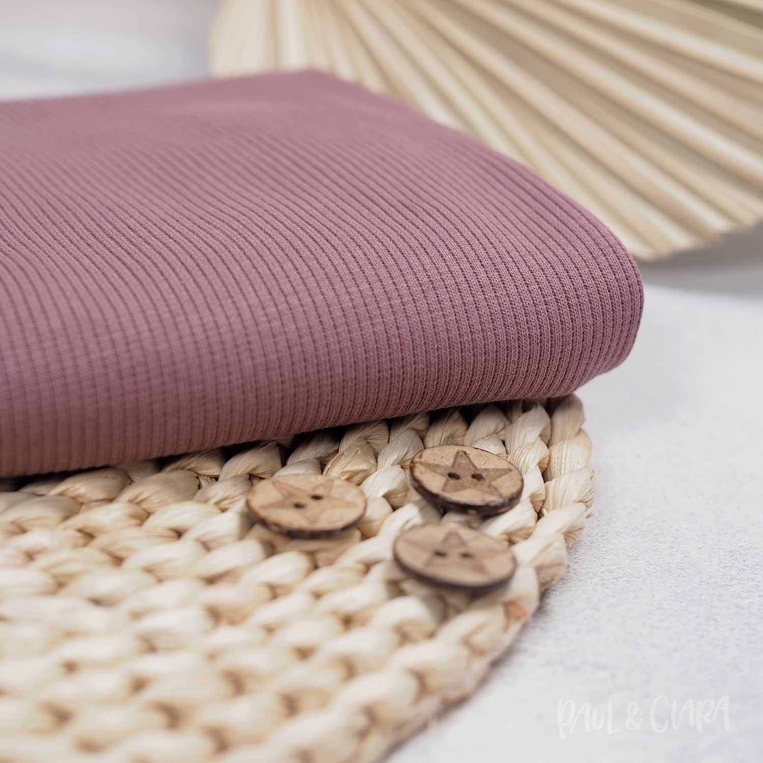 Rippjersey - Mauve - Paul & Clara