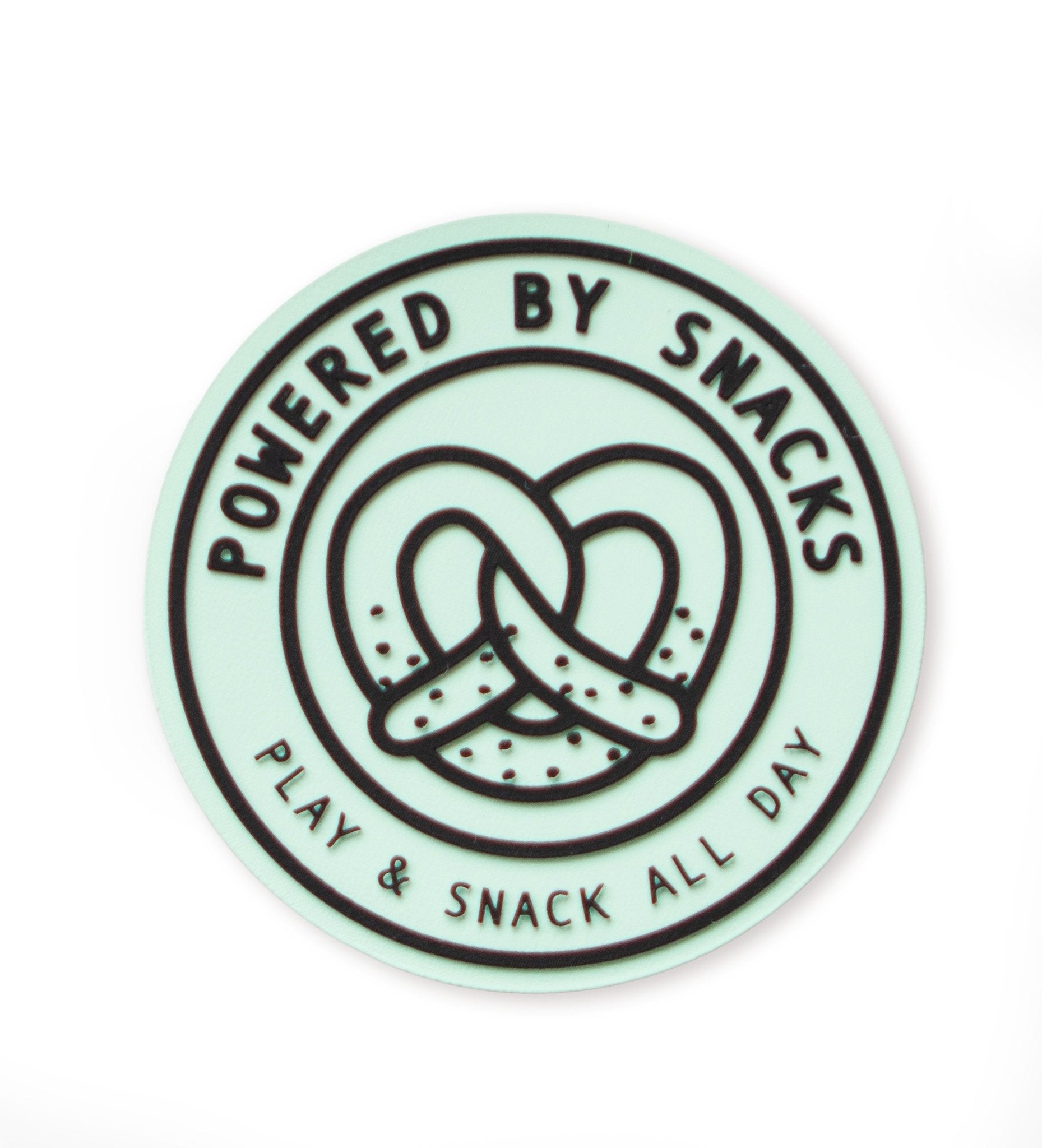 Silikon Patch - Brezel - mint - *iron.on* - Paul & Clara