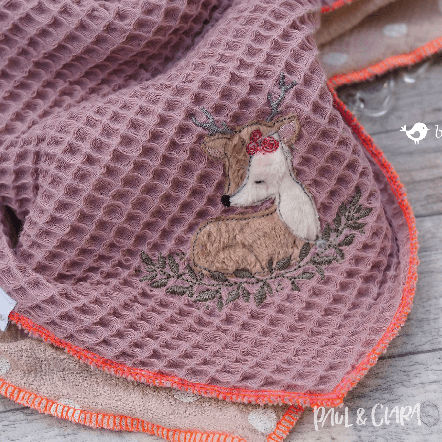 Stickdatei Frühlingsreh - Paul & Clara