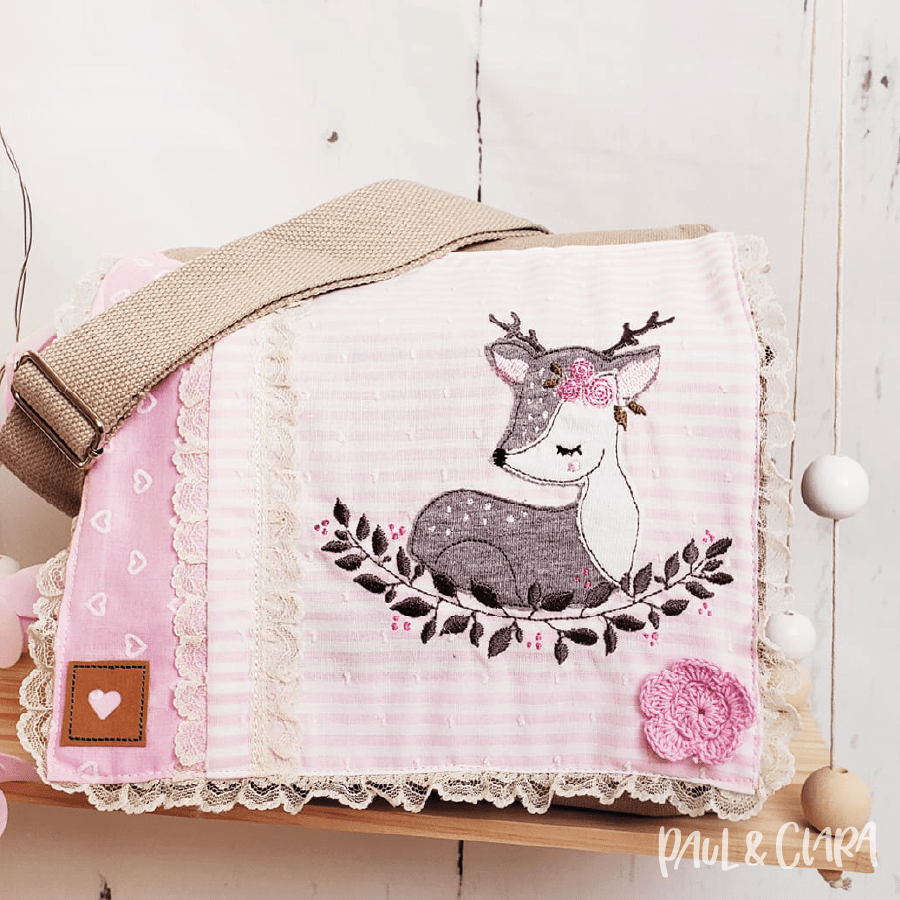 Stickdatei Frühlingsreh - Paul & Clara