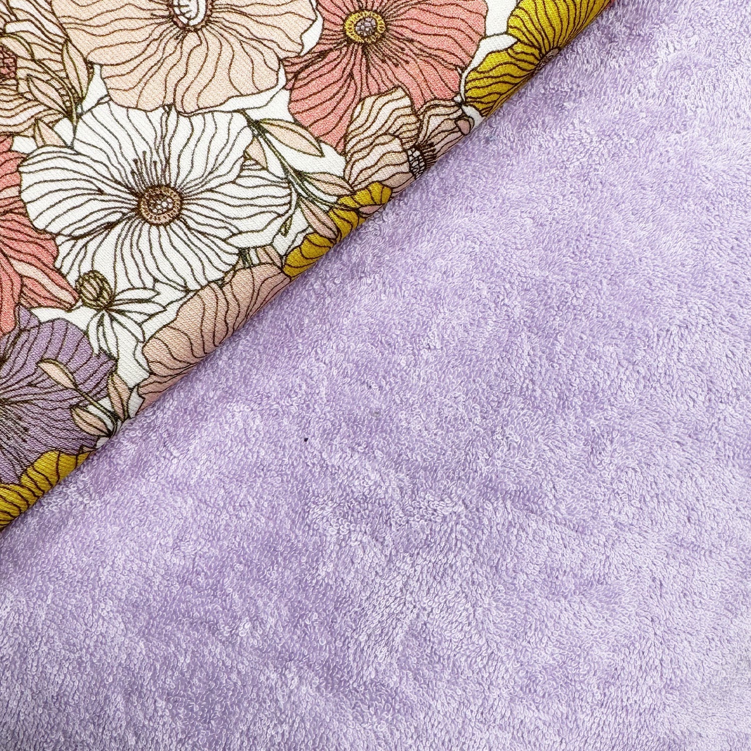 Stretch Frottee - Pastell Lila - Paul & Clara