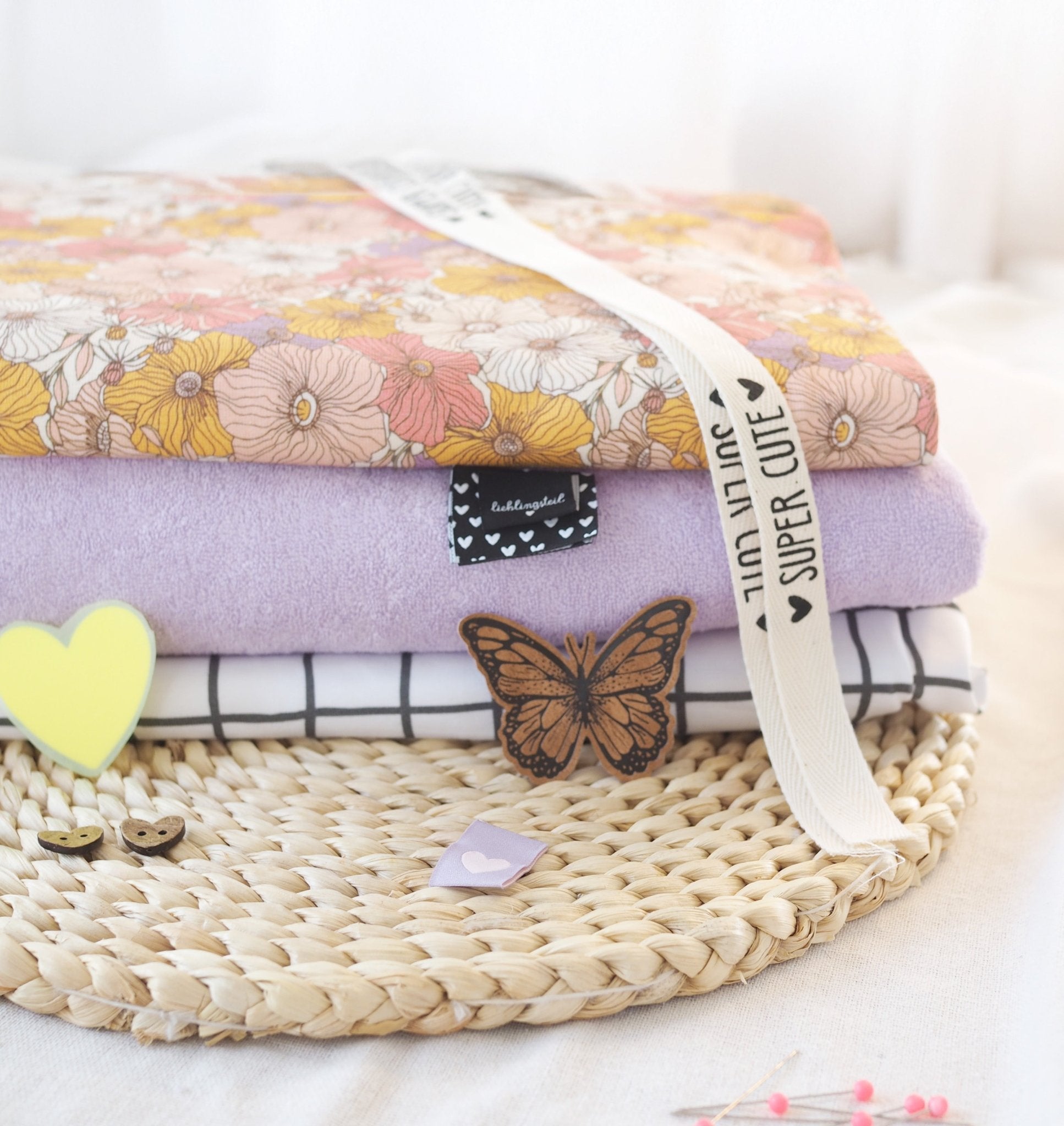 Stretch Frottee - Pastell Lila - Paul & Clara