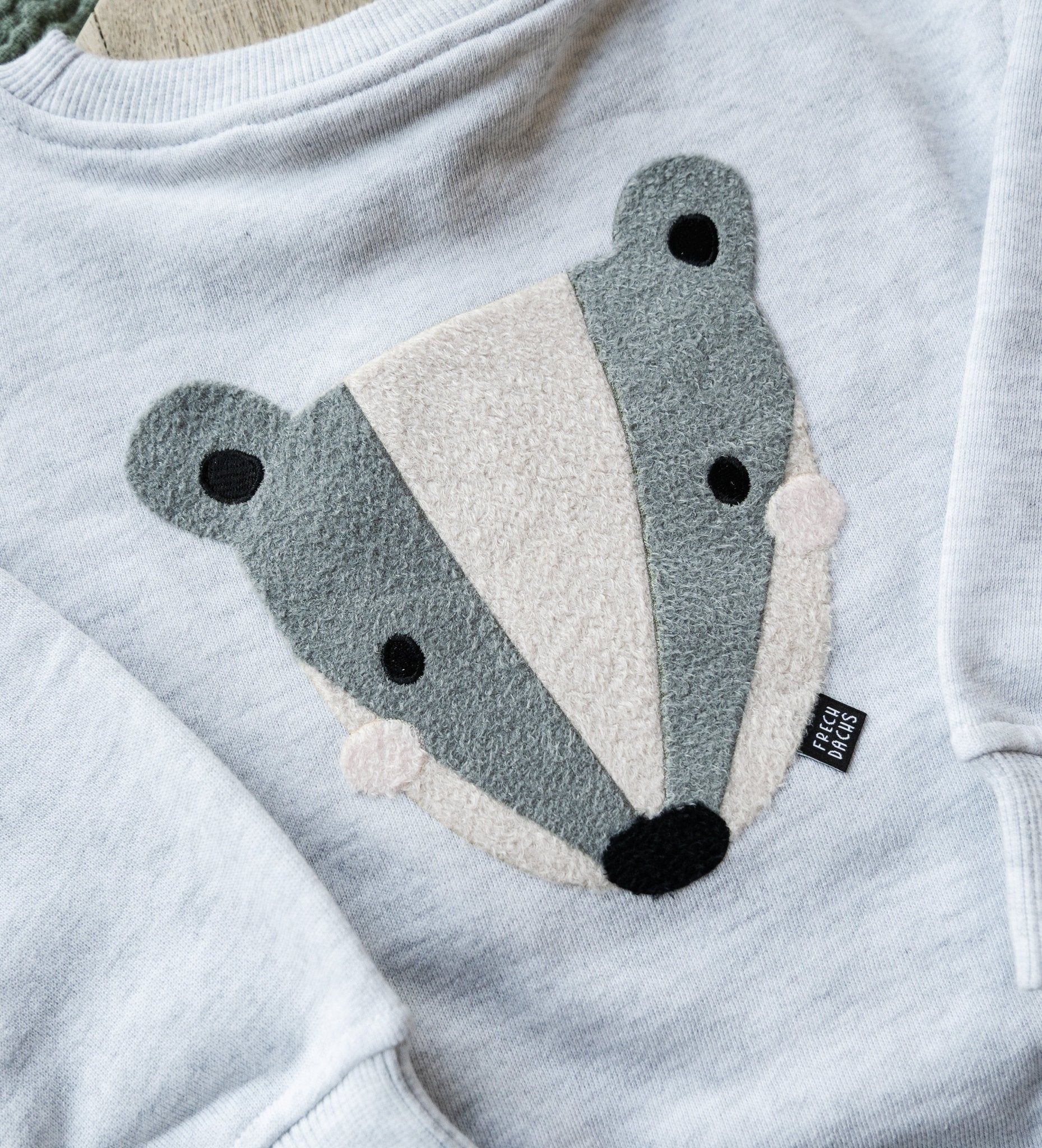 Teddy - Patch - Dachs *iron - on* inkl. Weblabel - Paul & Clara