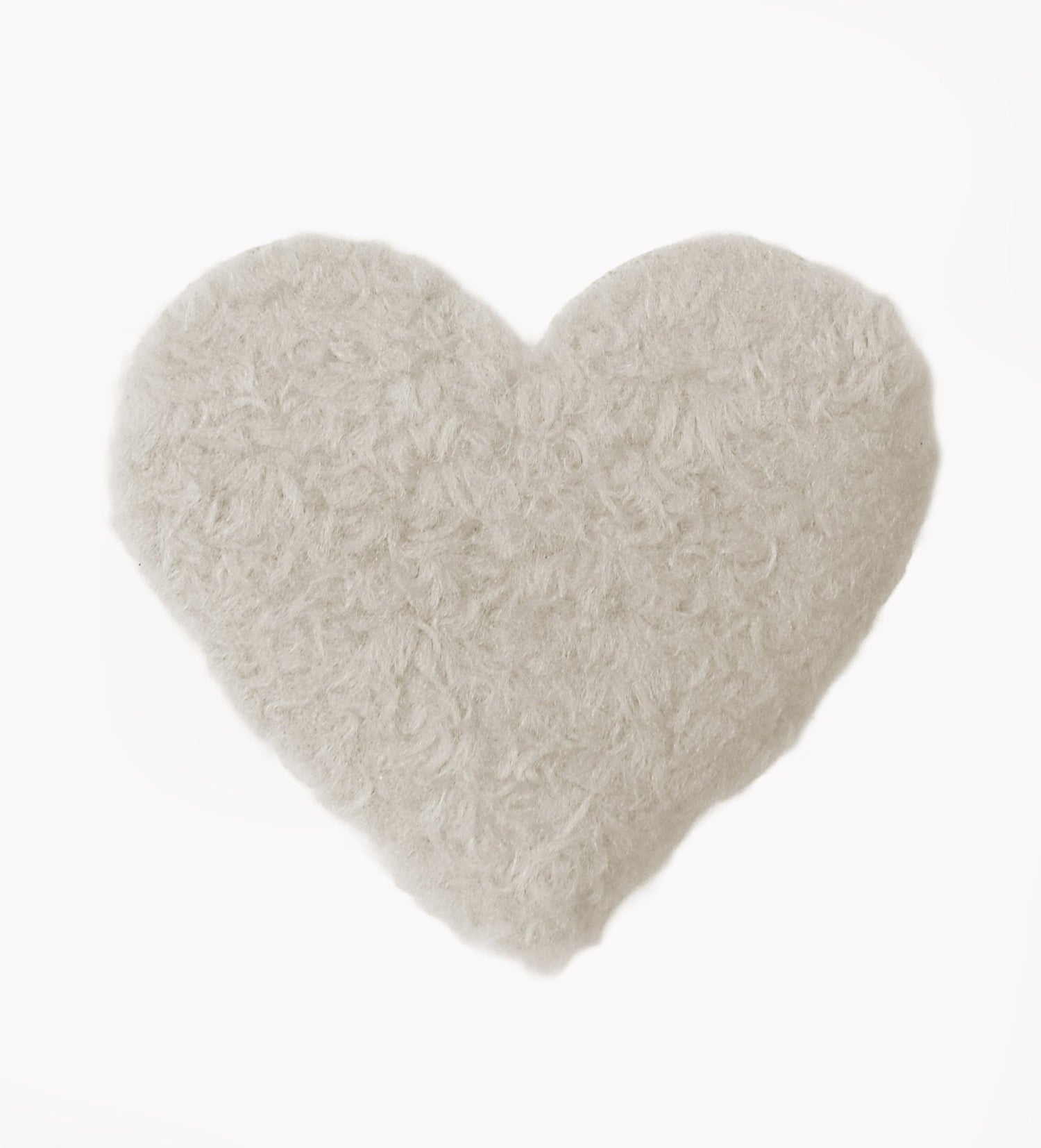 Teddy - Patch - herz ecru *iron - on* - Paul & Clara