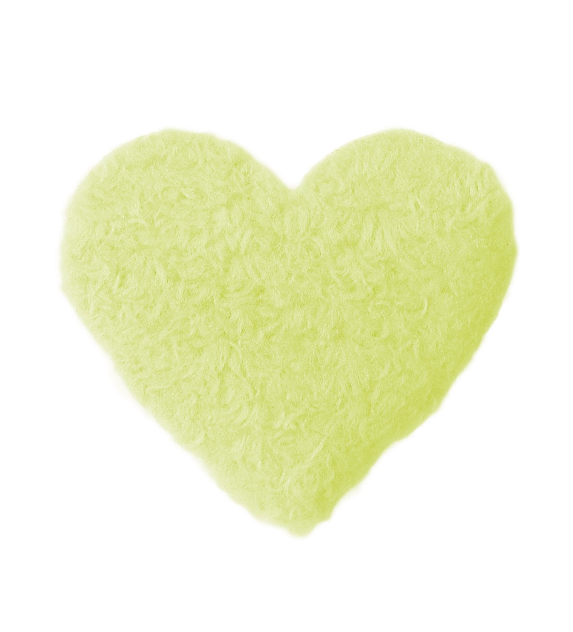 Teddy - Patch - herz neongelb *iron - on* - Paul & Clara