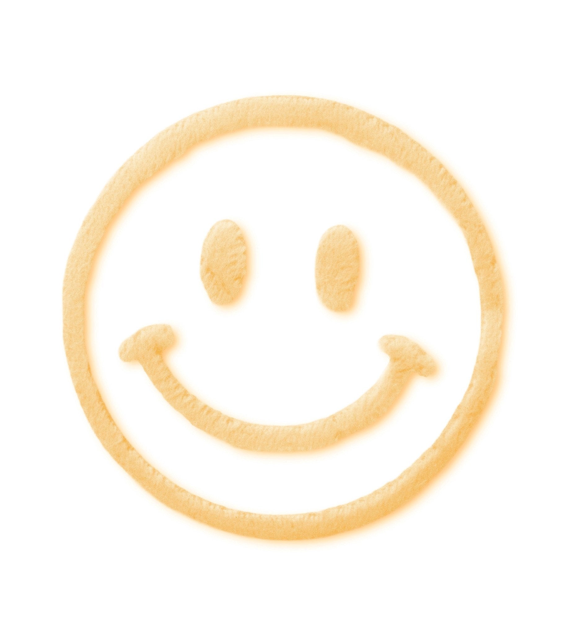 Teddy-Patch - Smile -neonorange- *iron-on* - Paul & Clara