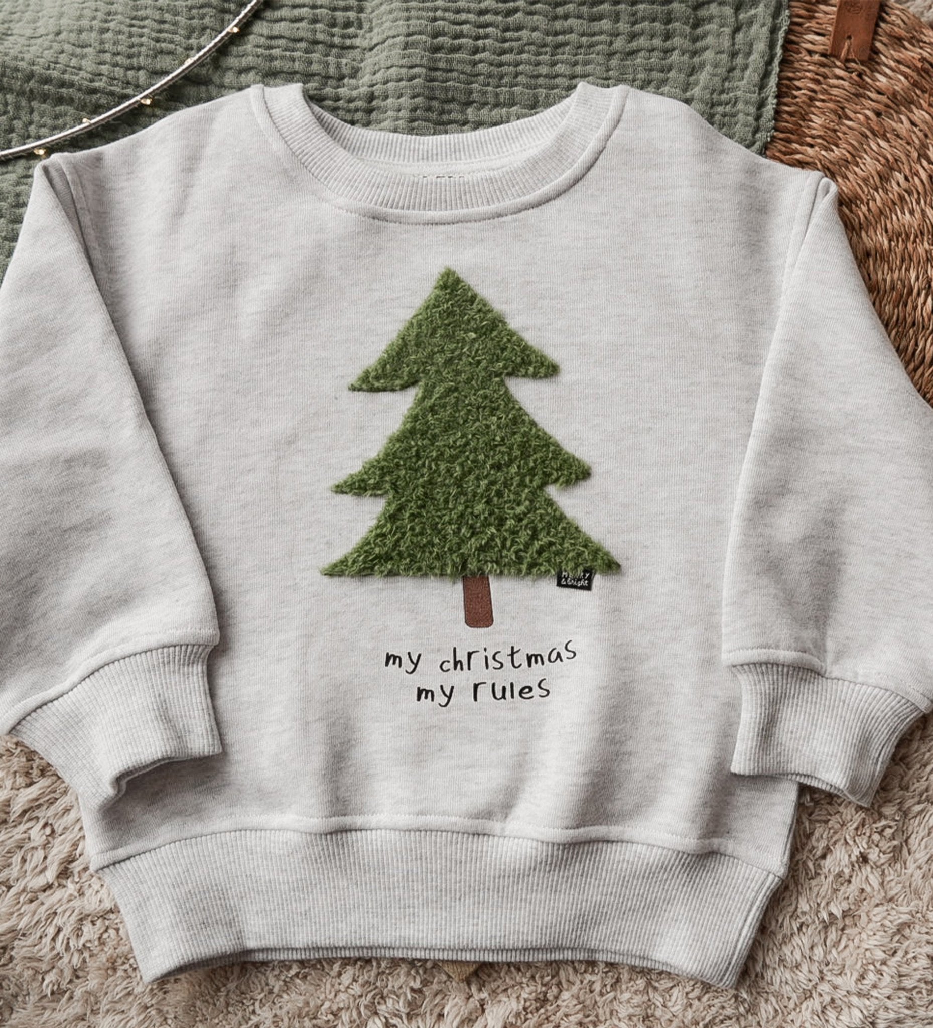 Teddy - Patch - XL Tanne *iron - on* inkl. Weblabel - Paul & Clara