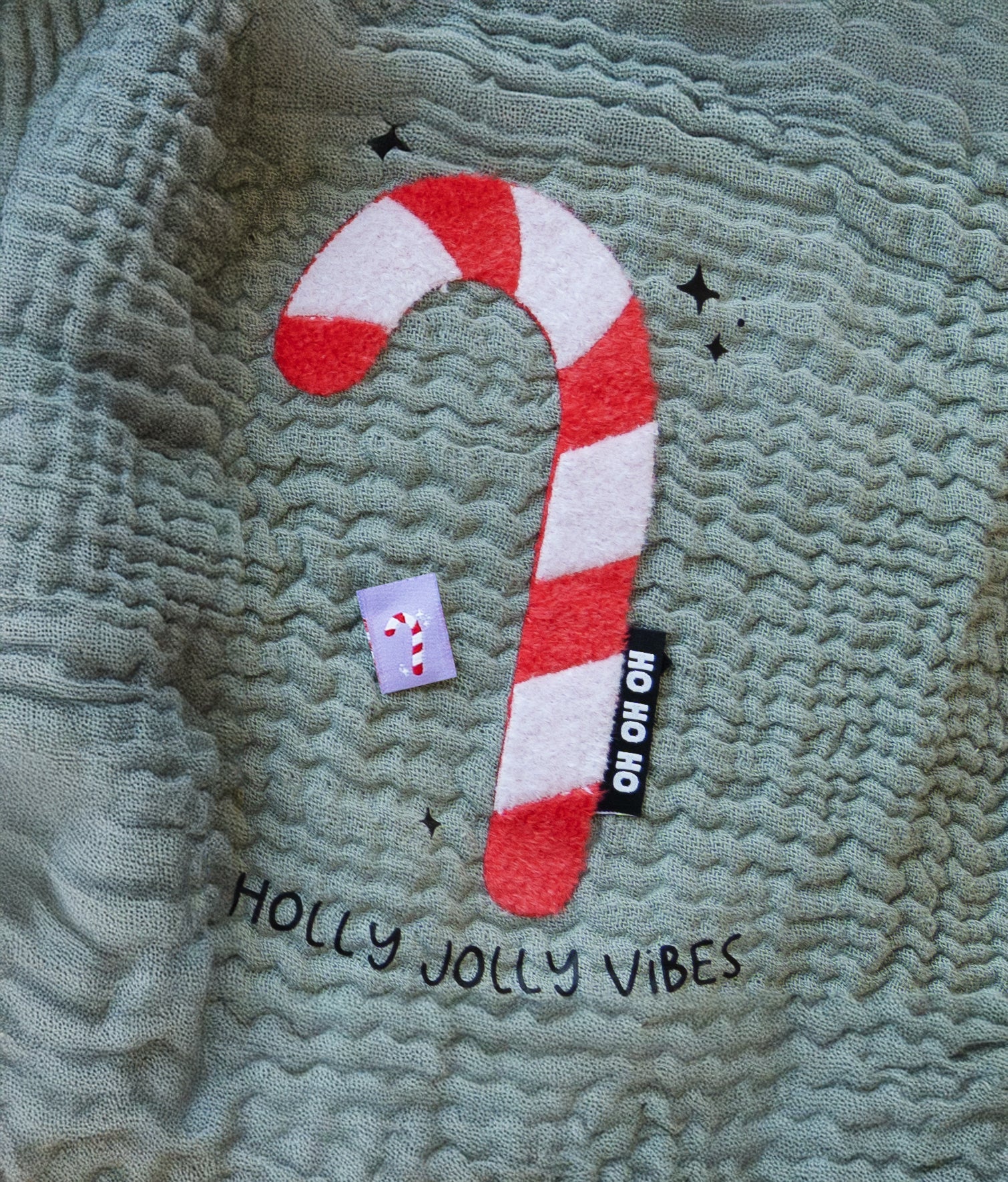 Teddy - Patch - XL Zuckerstange *iron - on* inkl. Weblabel - Paul & Clara