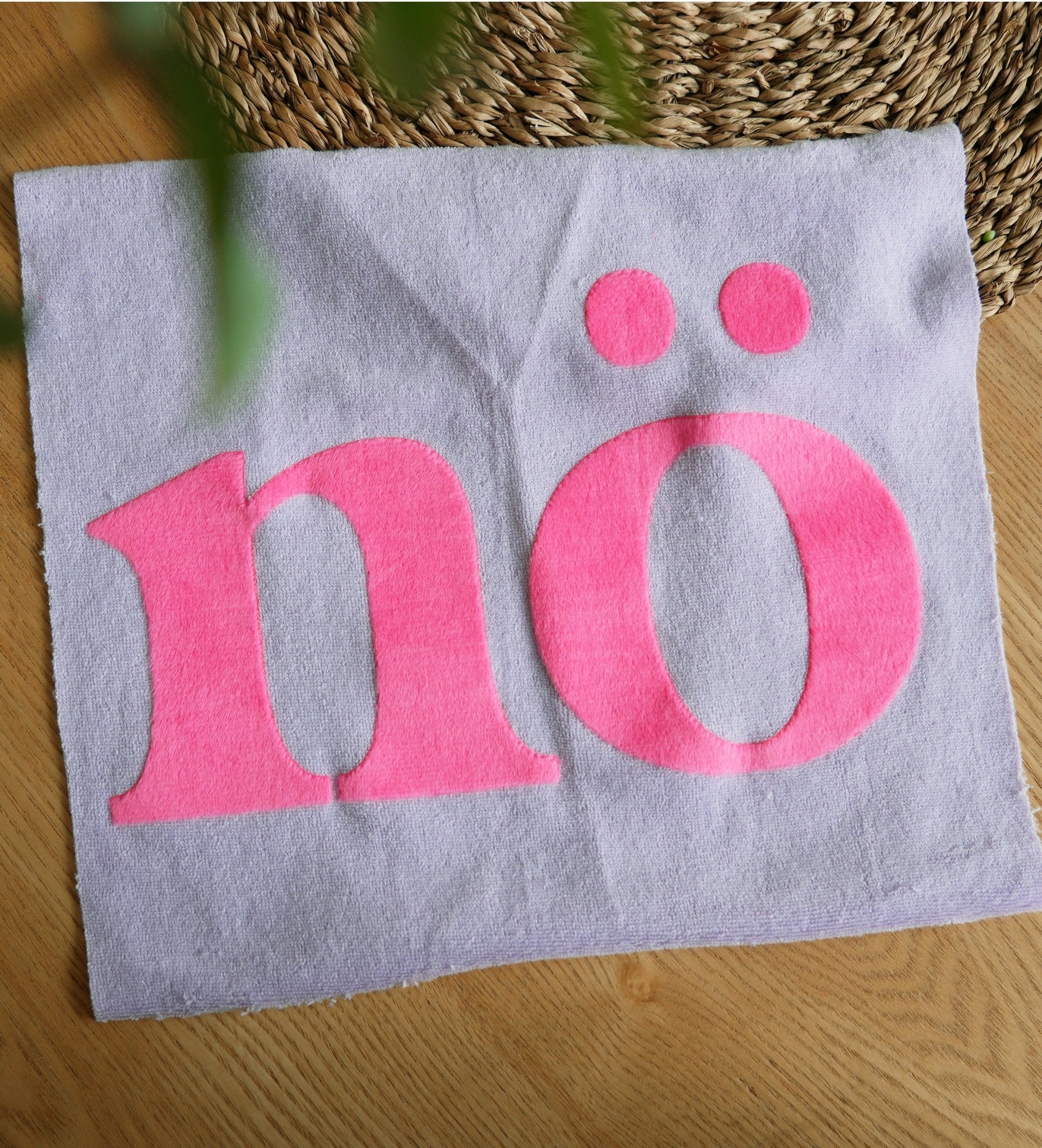 Teddy - Patch - XXL nö - NEONPINK *iron - on* - Paul & Clara