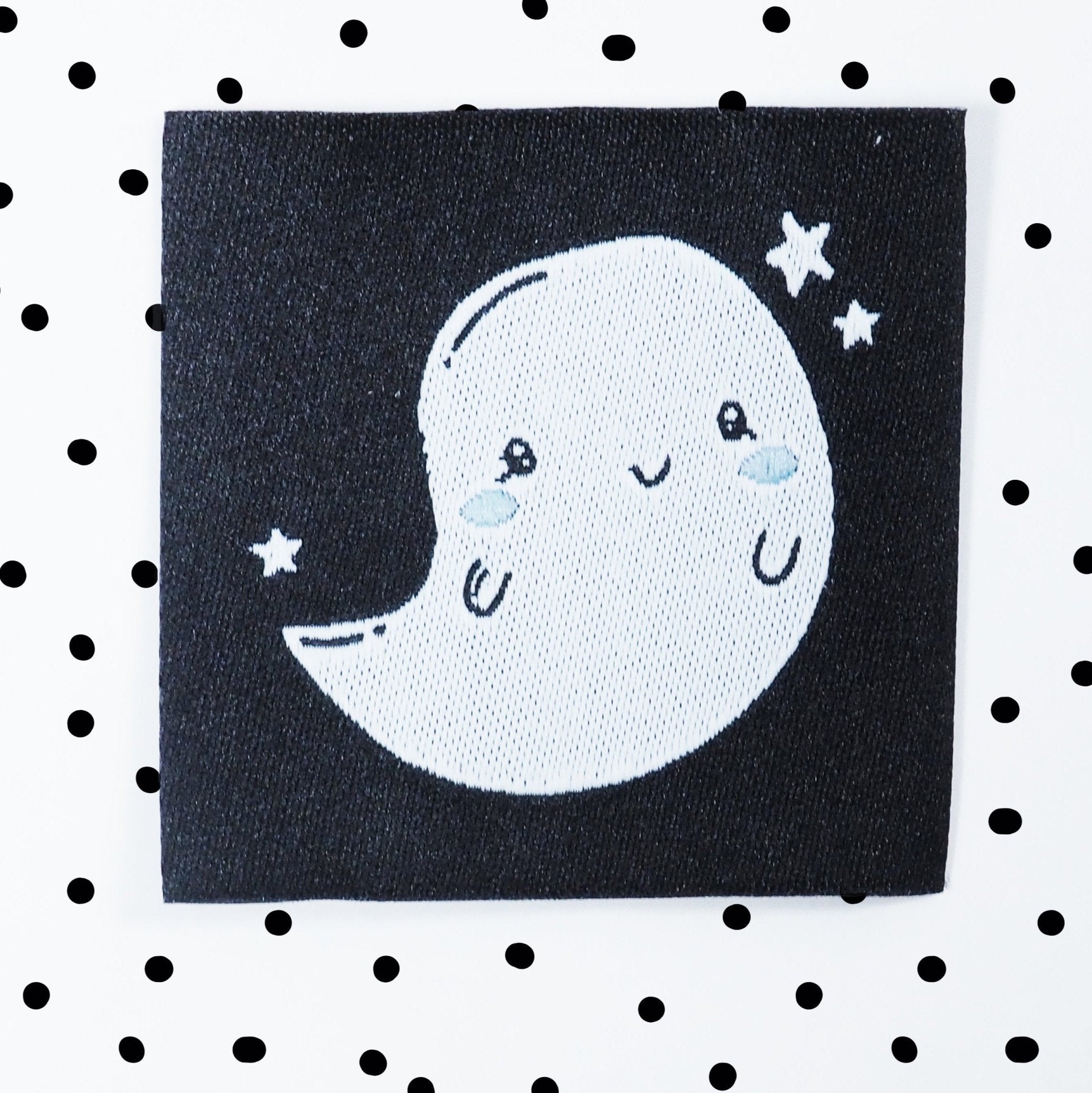 Weblabel *Gespenst auf Schwarz* - Paul & Clara