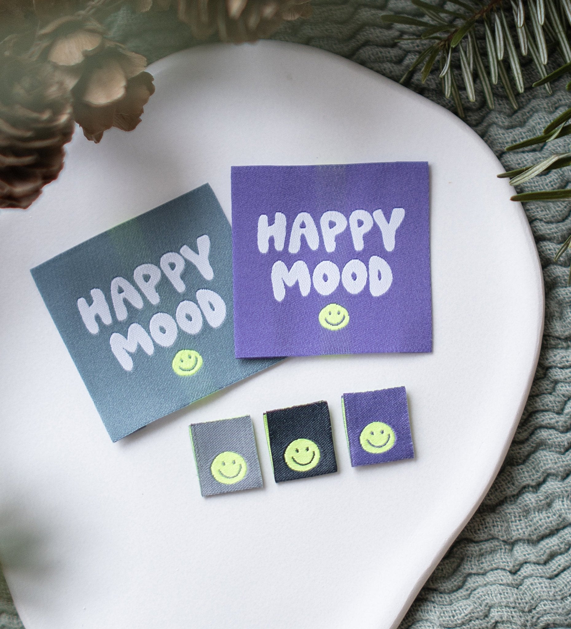 Weblabel - happy mood *blau* - Paul & Clara