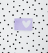 Weblabel * Herz - lila * - Paul & Clara