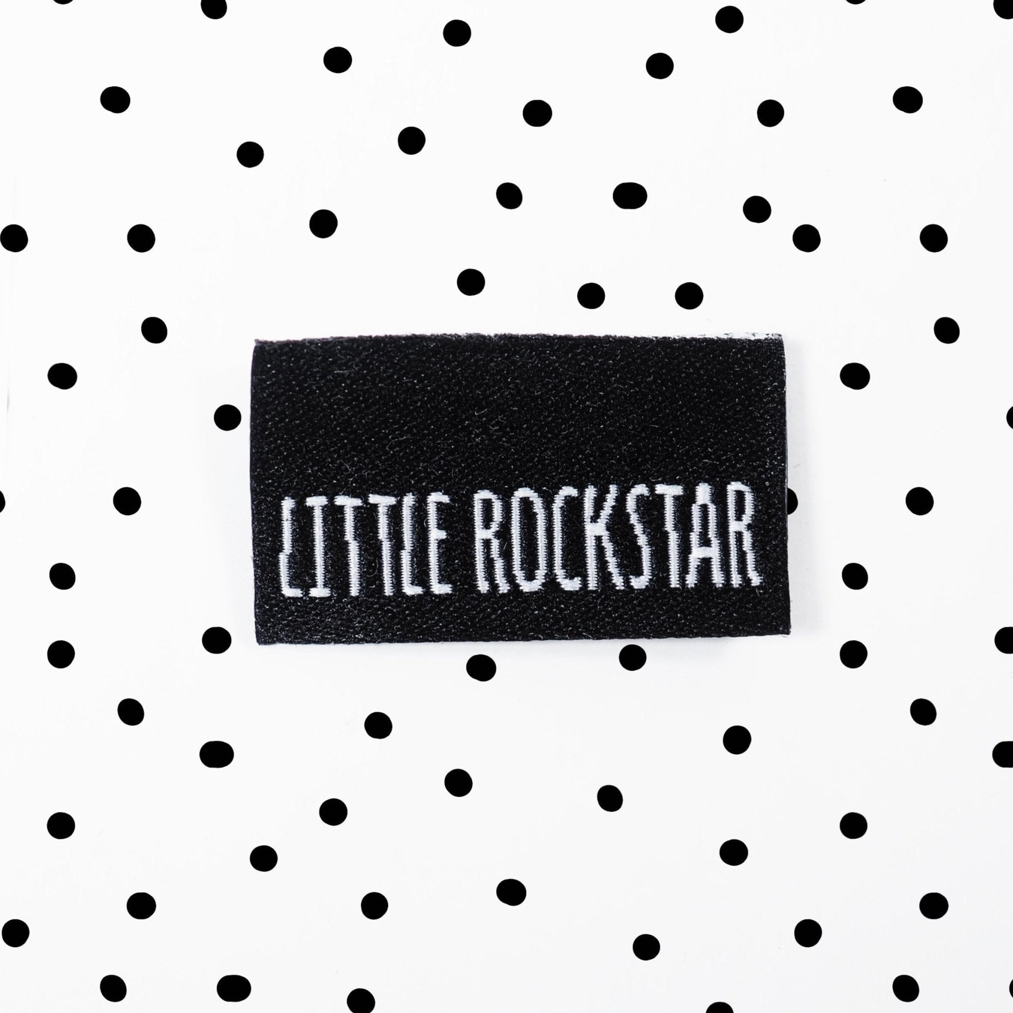 Weblabel *little rockstar* - Schwarz - Paul & Clara