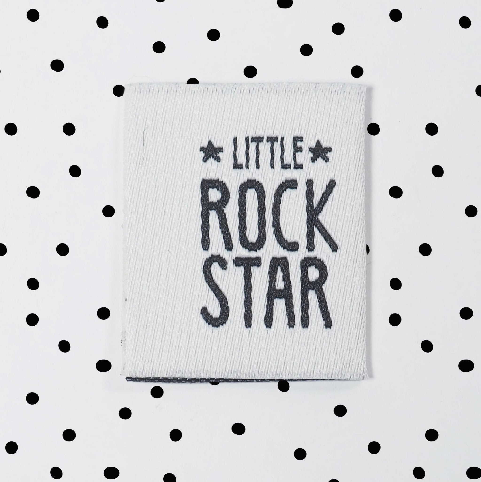 Weblabel *little rockstar* - Weiß - Paul & Clara