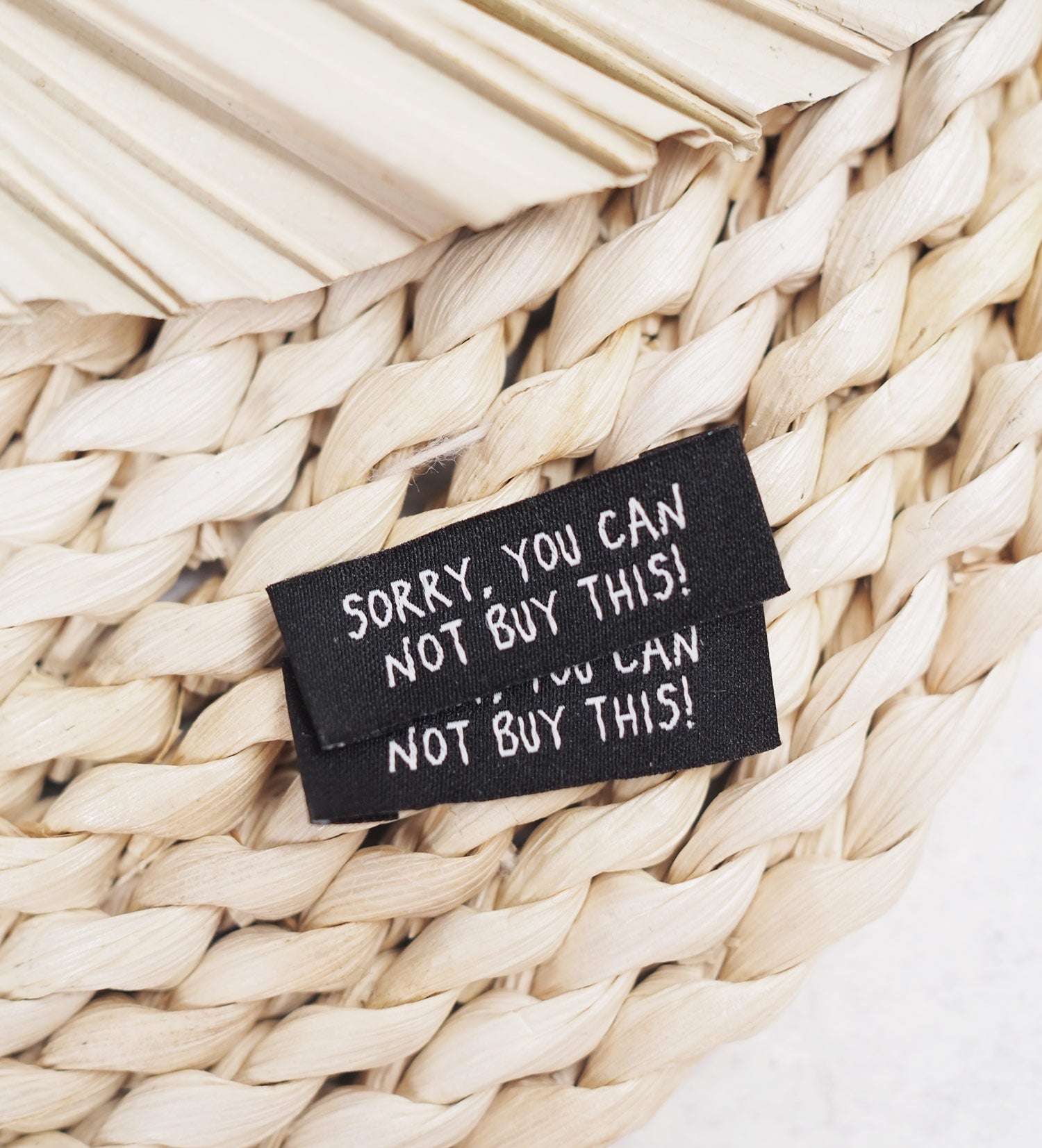 Weblabel *sorry, you can not buy this* schwarz - Paul & Clara