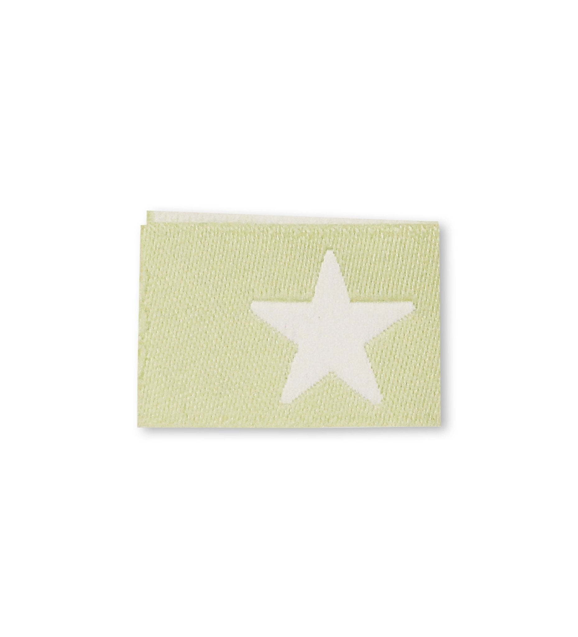 Weblabel Stern *Hellgrün* - Paul & Clara
